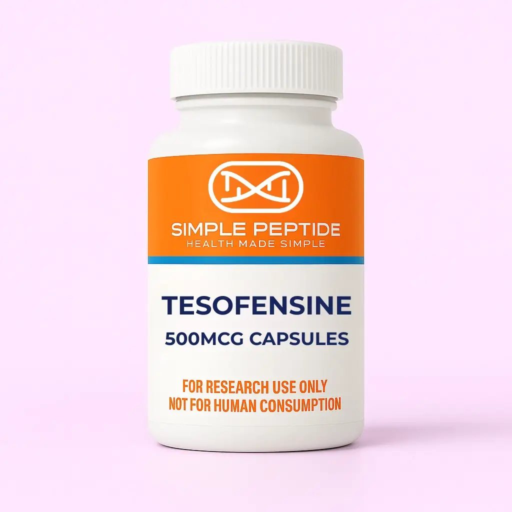 Simple Peptide Facebook ad: Advance your research with Oral Peptides for Research…