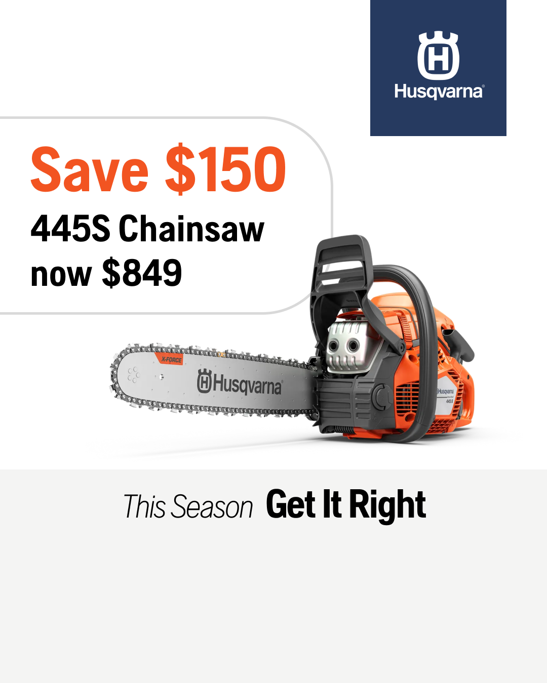 Husqvarna Facebook ad