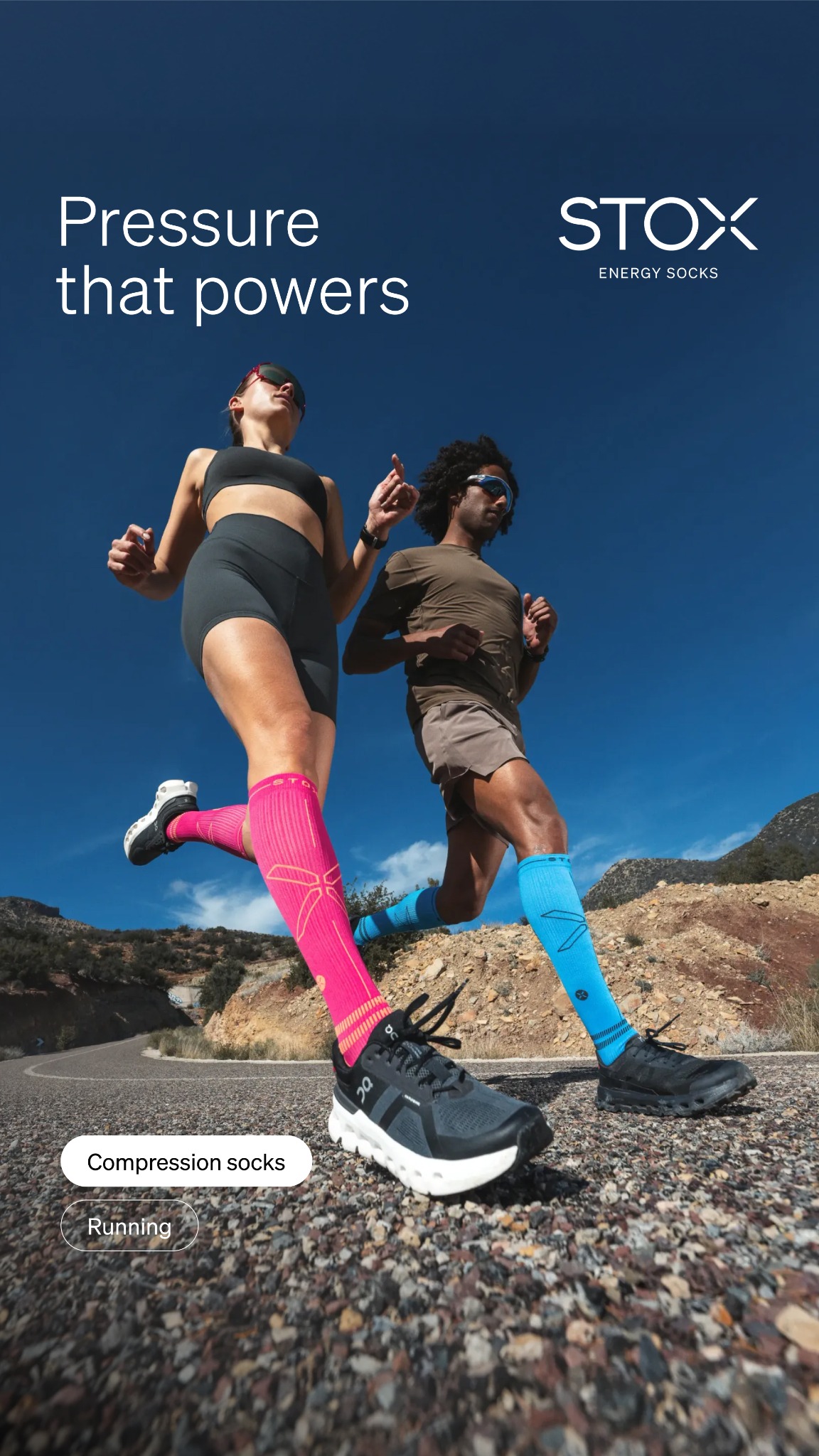 STOX Energy Socks Facebook ad