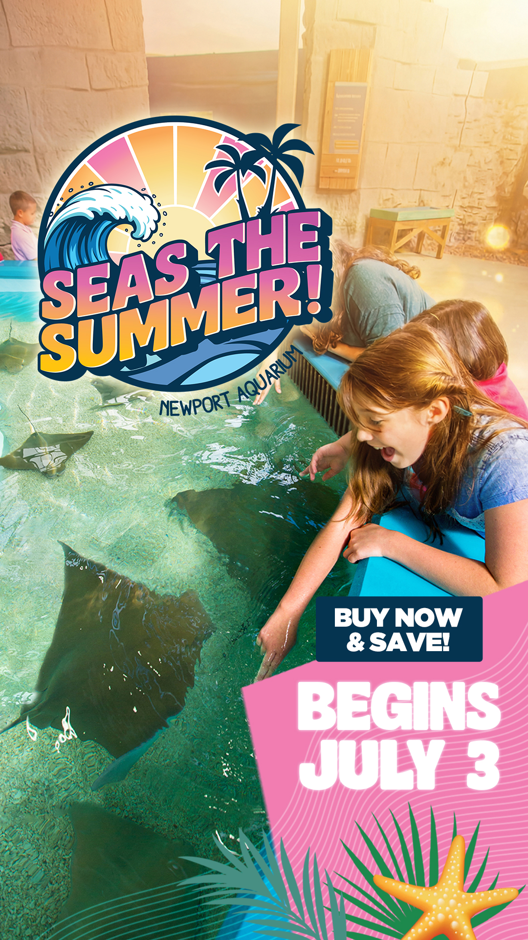 Newport Aquarium Facebook ad from Jun 21, 2026