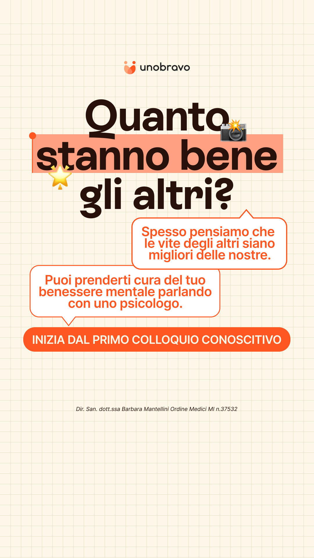Unobravo Facebook ad