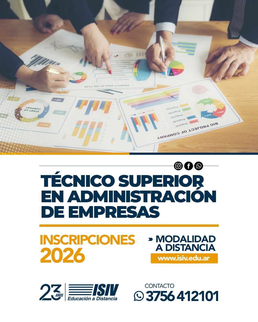 ISIV Carreras Terciarias Facebook ad: La llave para hacer crecer un emprendimiento no…