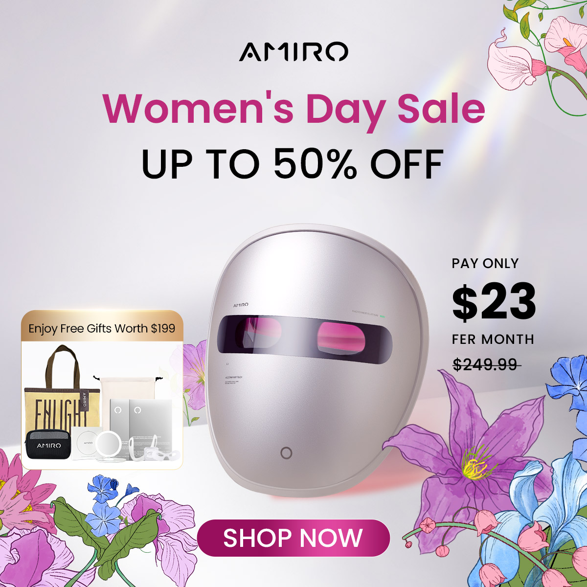 AMIRO Global Facebook ad