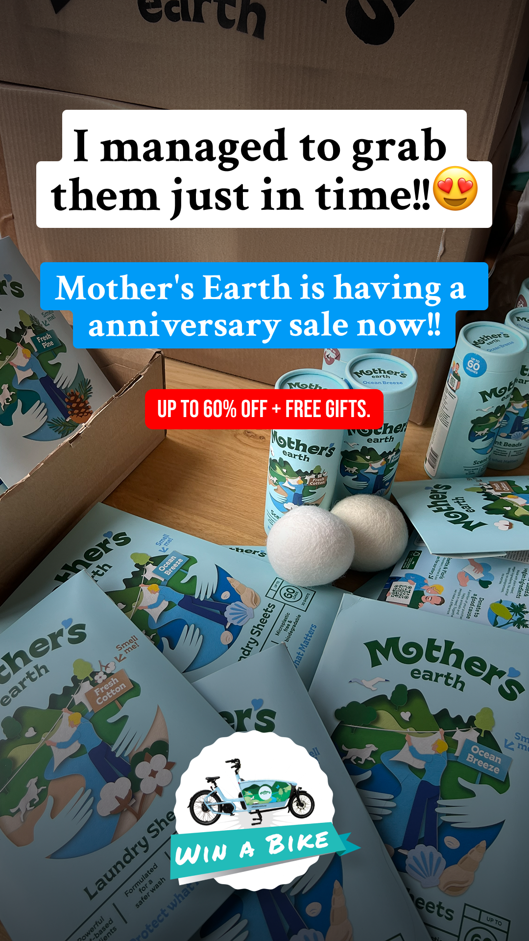 Mothers Earth Facebook ad