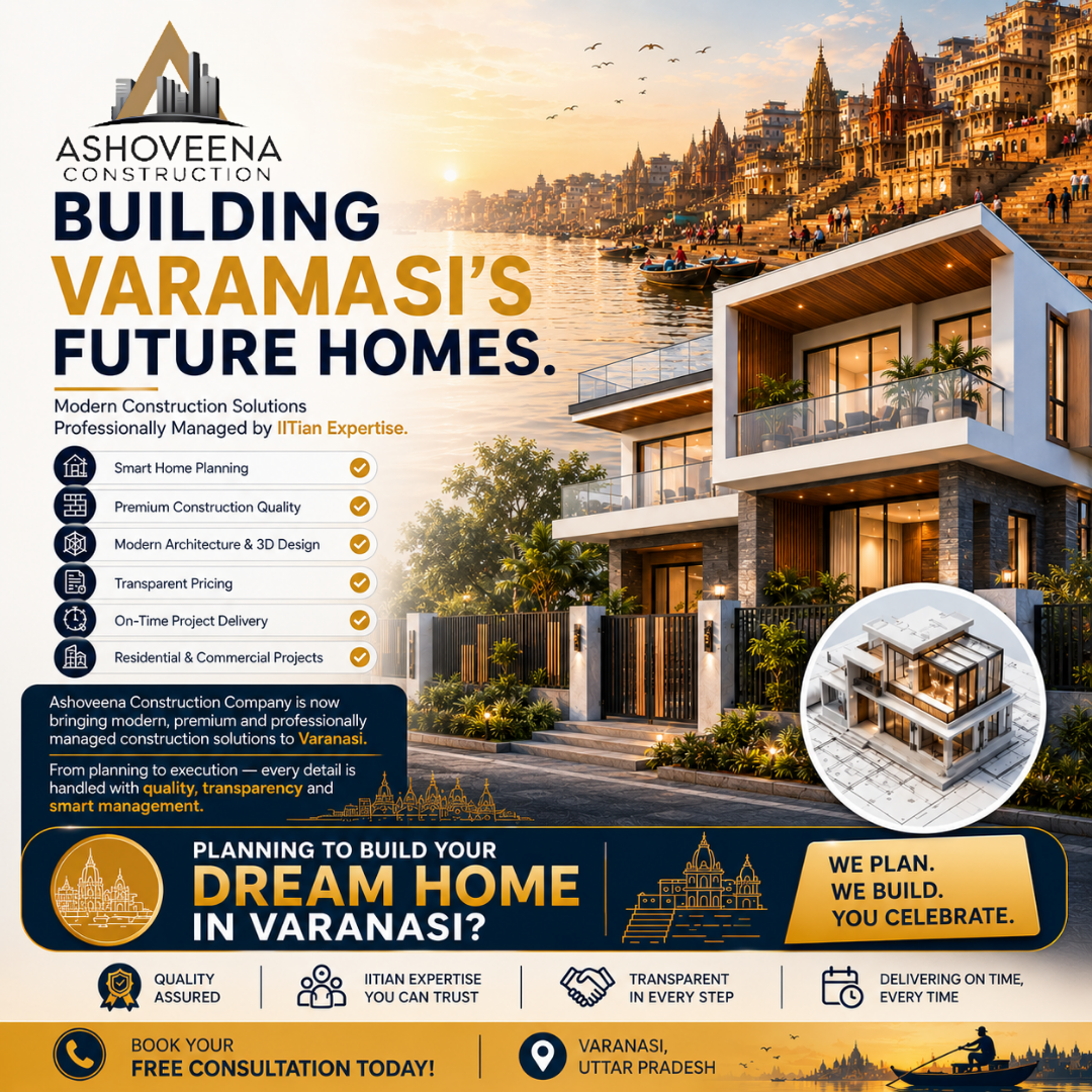 Ashoveena Construction Facebook ad