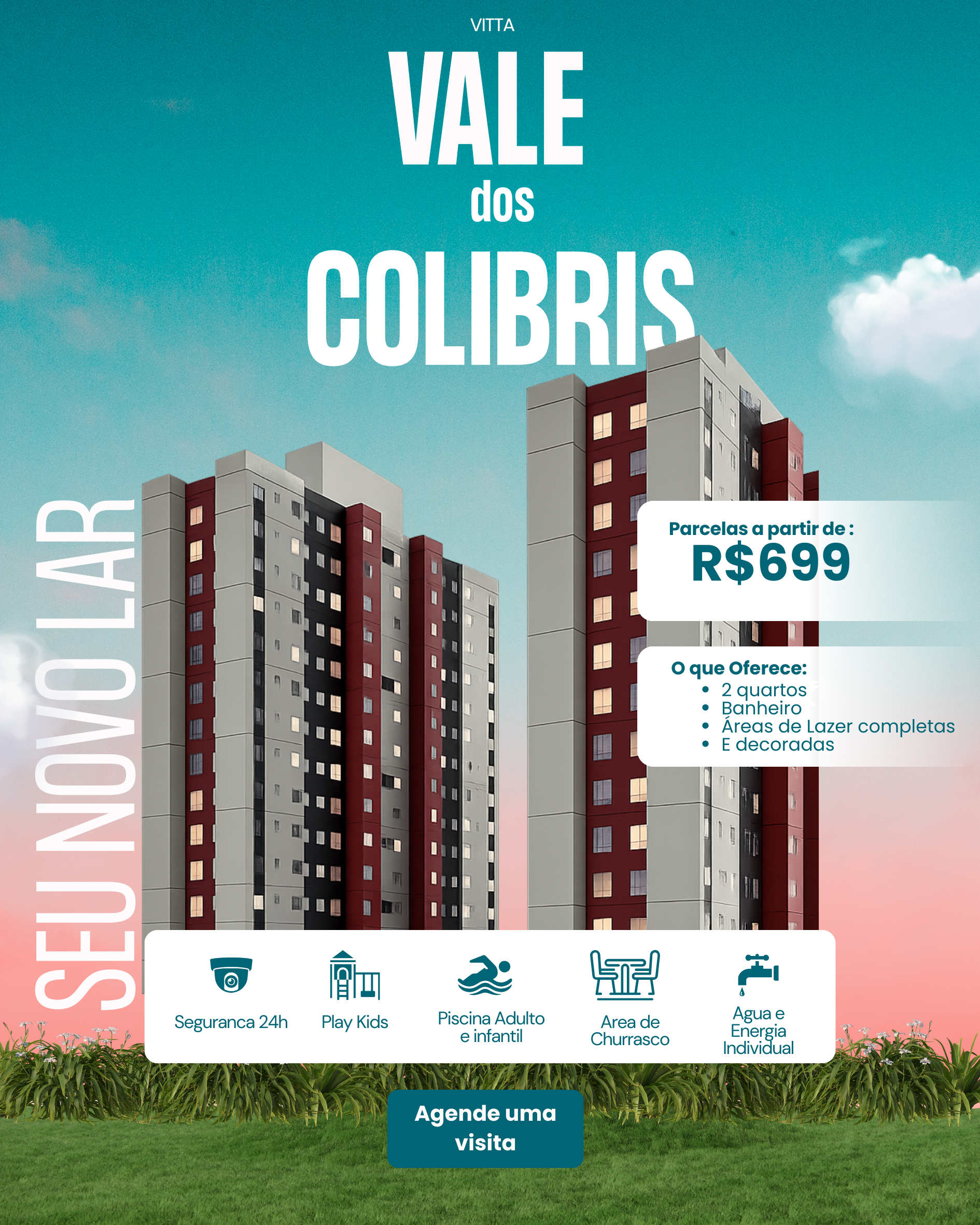 Viva Imóveis Facebook ad: Faça uma simulação