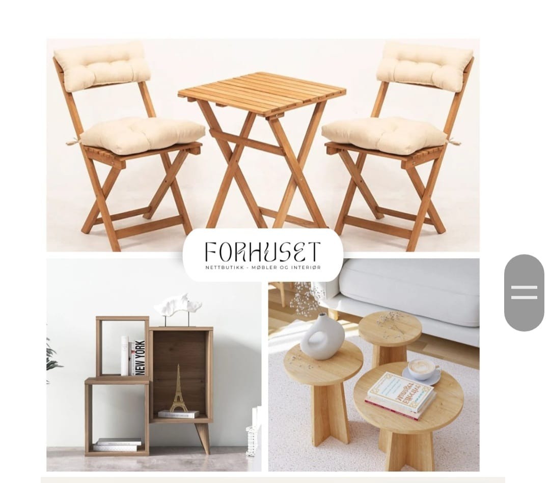 Forhuset.no - Møbler og interiør på nett Facebook ad