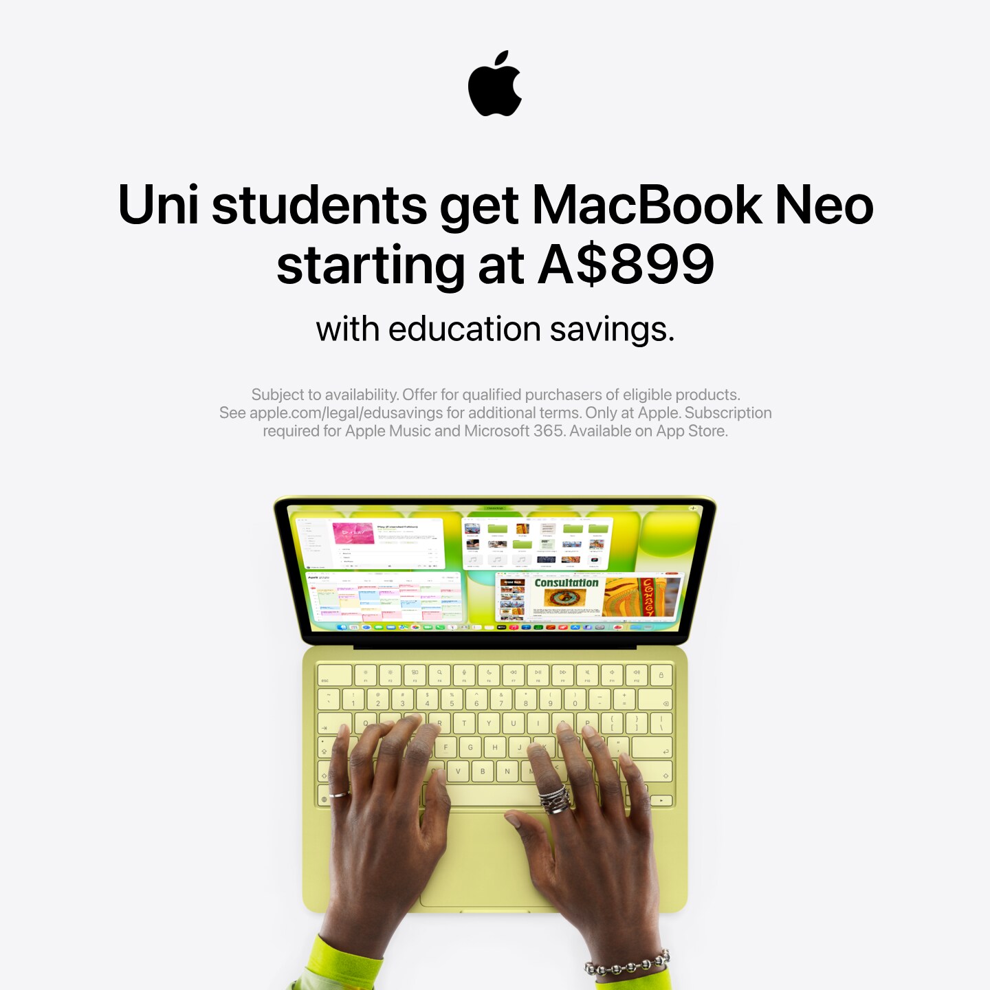 Apple Facebook ad