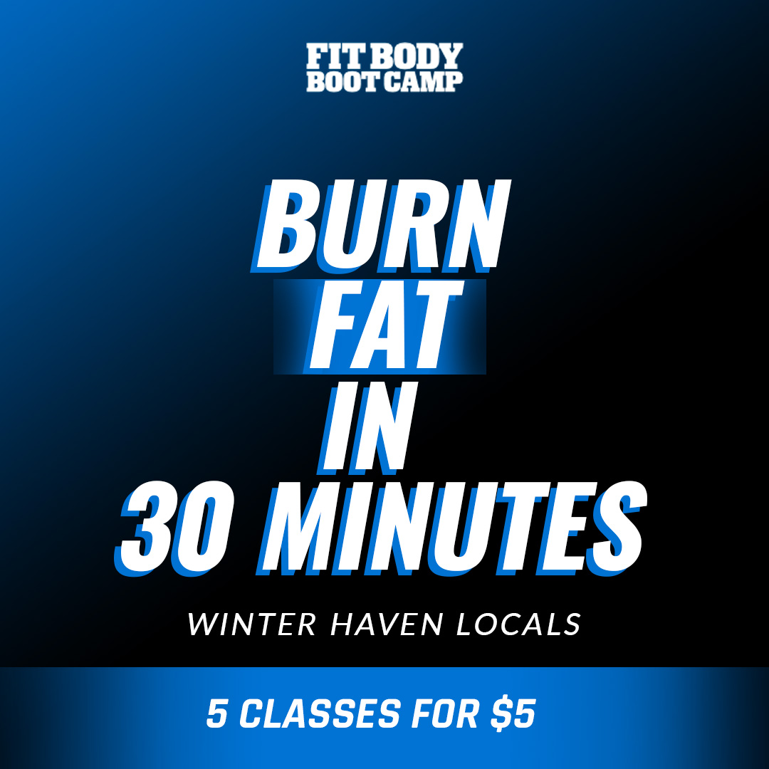 Winter Haven Fit Body Boot Camp Facebook ad: Fit Fat Loss Into Your Day