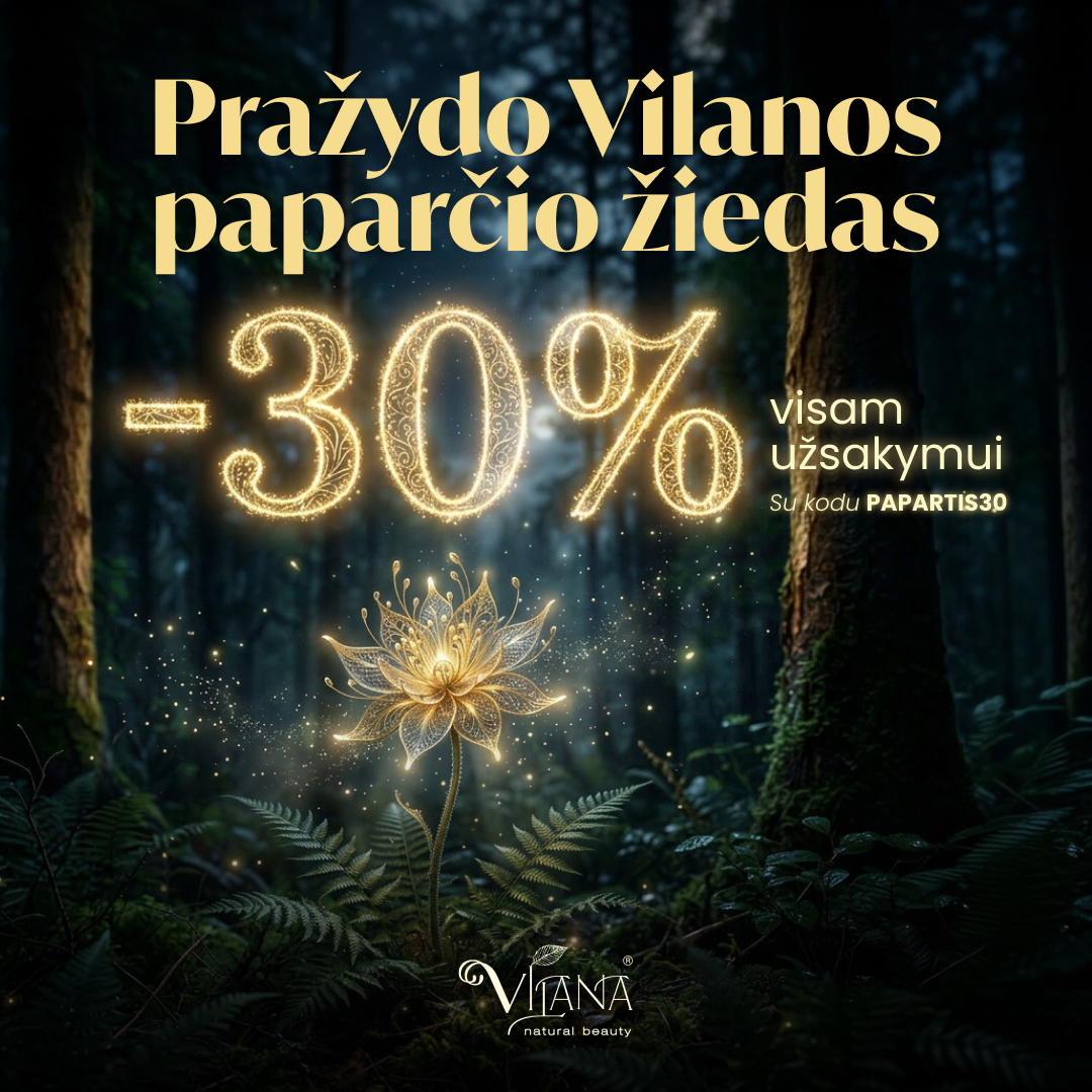 Vilana Natural Beauty Lietuva Facebook ad