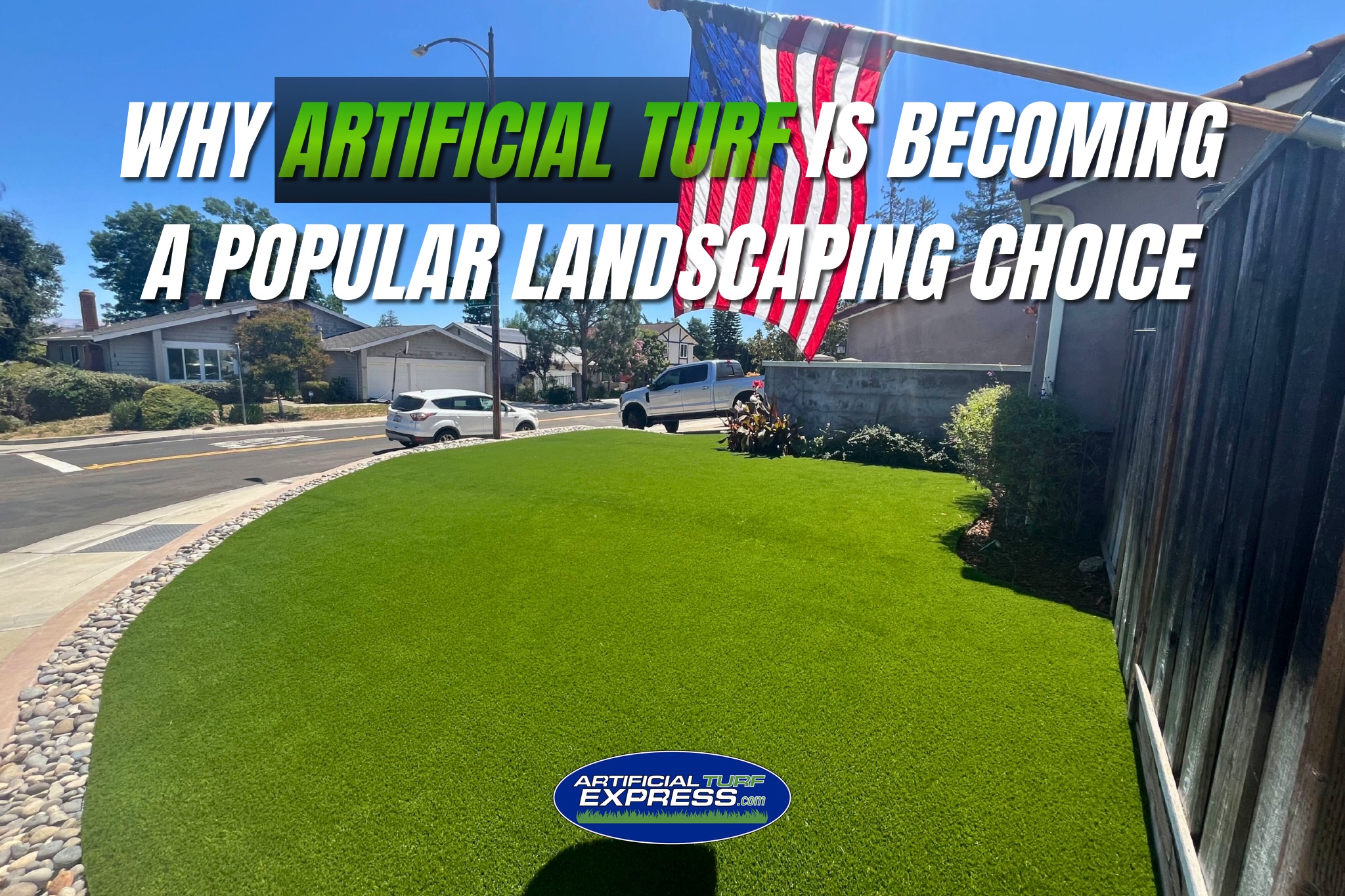 Artificial Turf Express Facebook ad: Artificial turf isn’t just a trend-it’s quickly becoming…