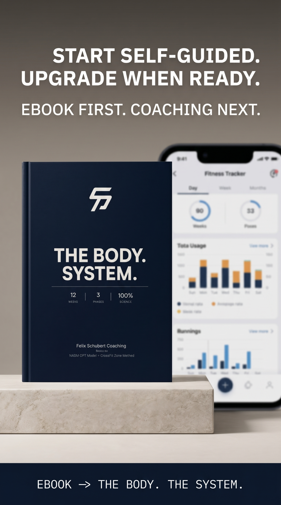 Felix Schubert Facebook ad: The Body. The System. (12-Week Blueprint)