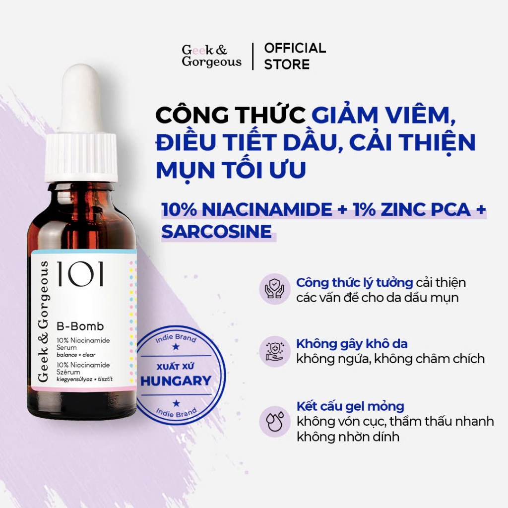 Geek&gorgeous vietnam Facebook ad: Với 6 loại Peptide - 4 công nghệ…