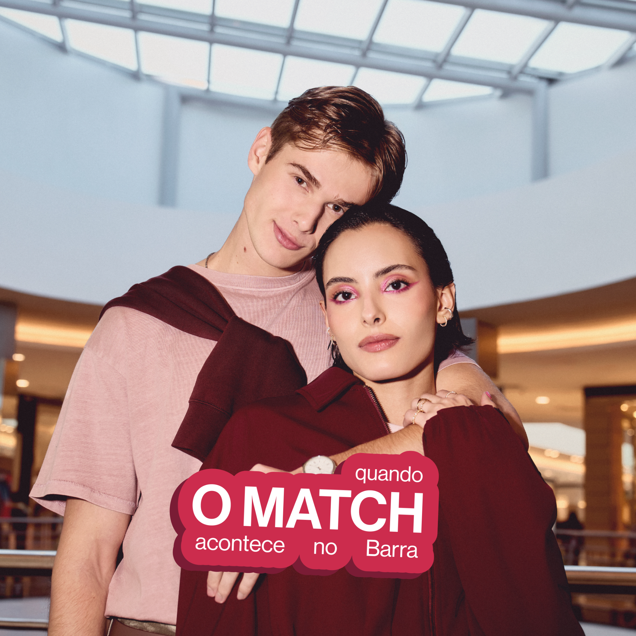 BarraShoppingSul Facebook ad: Quando o match acontece, acontece no Barra