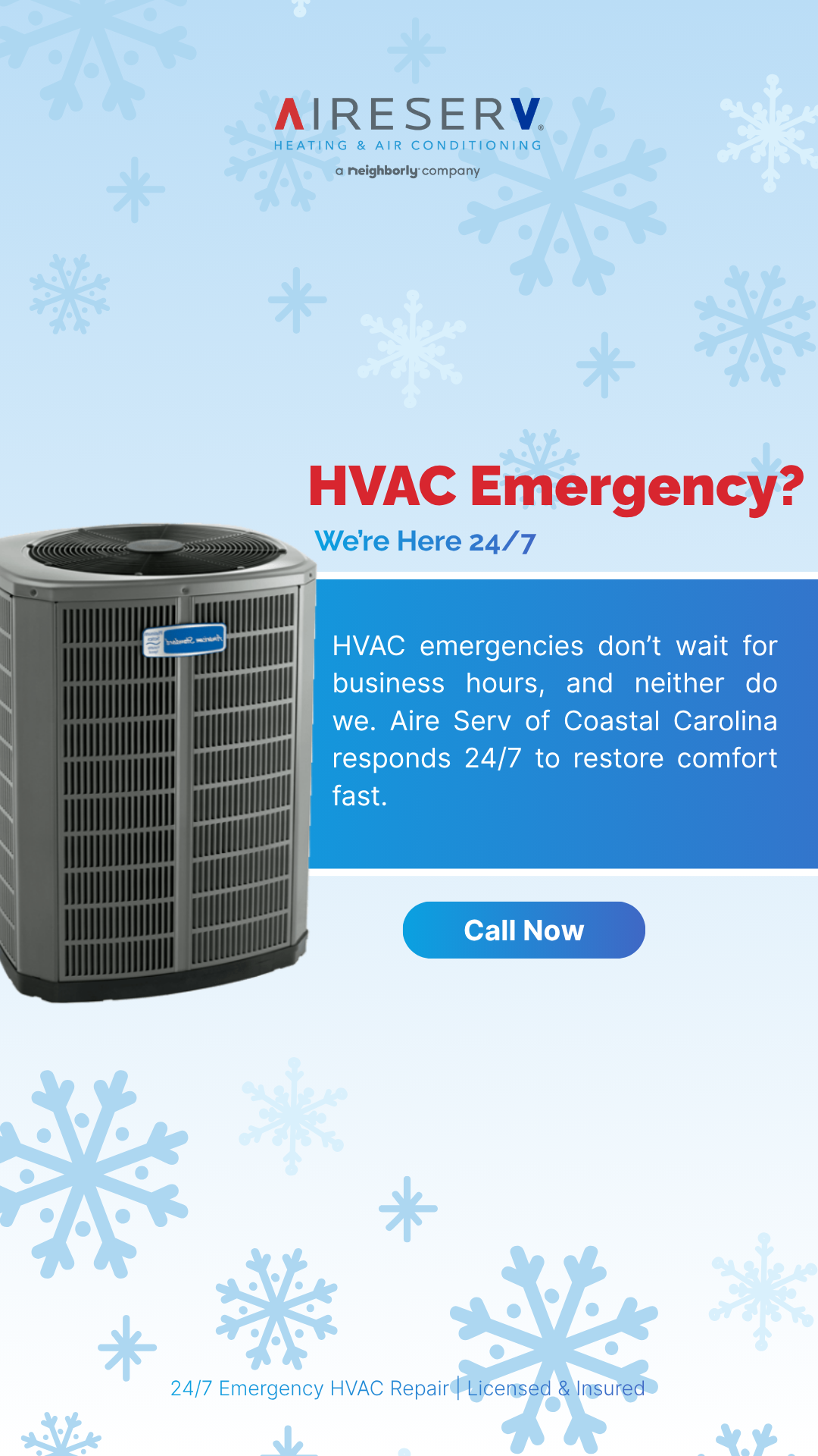 Aire Serv of Coastal Carolina Facebook ad