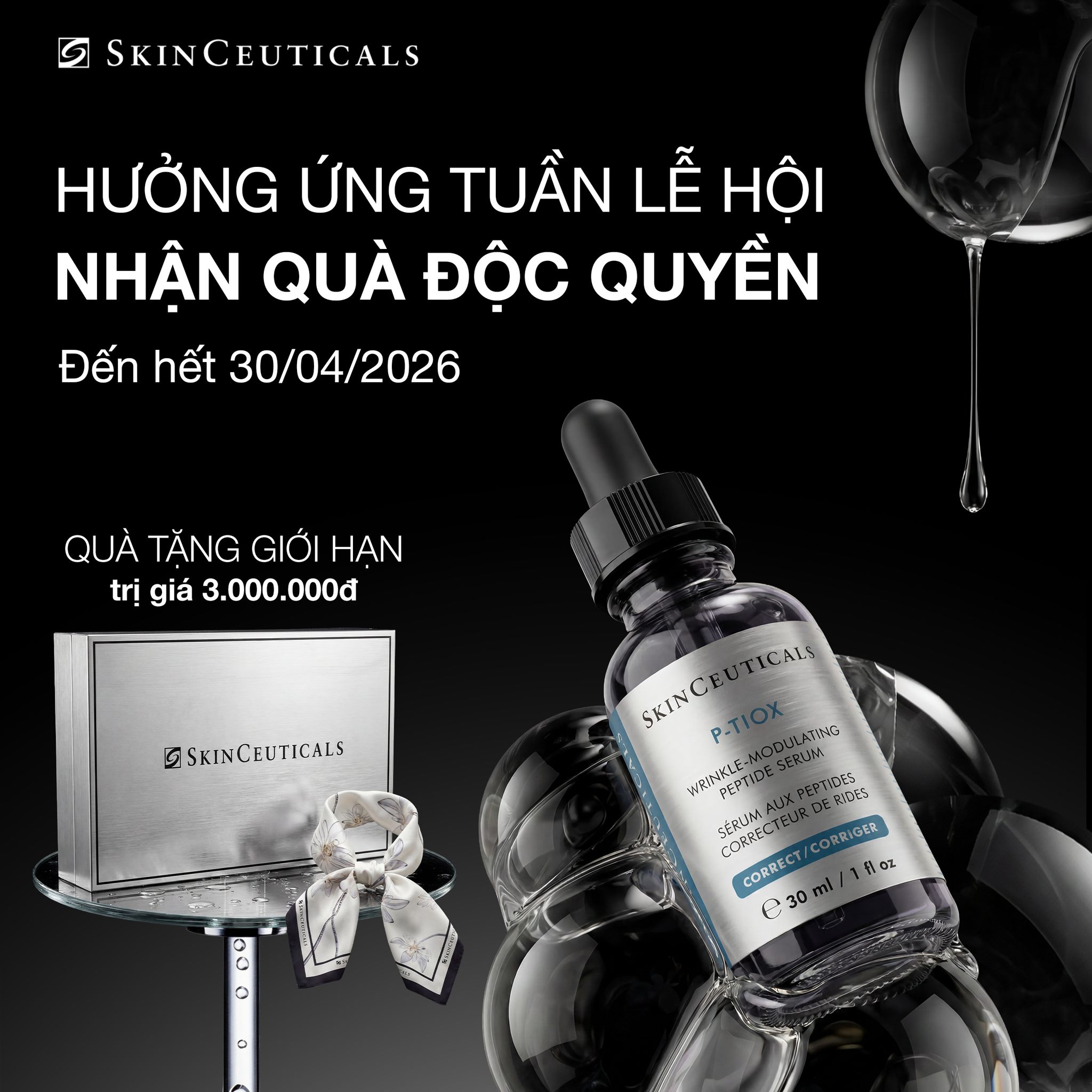 SkinCeuticals Vietnam Facebook ad: ĐỪNG BỎ LỠ - ĐẶC QUYỀN KIẾN TẠO…