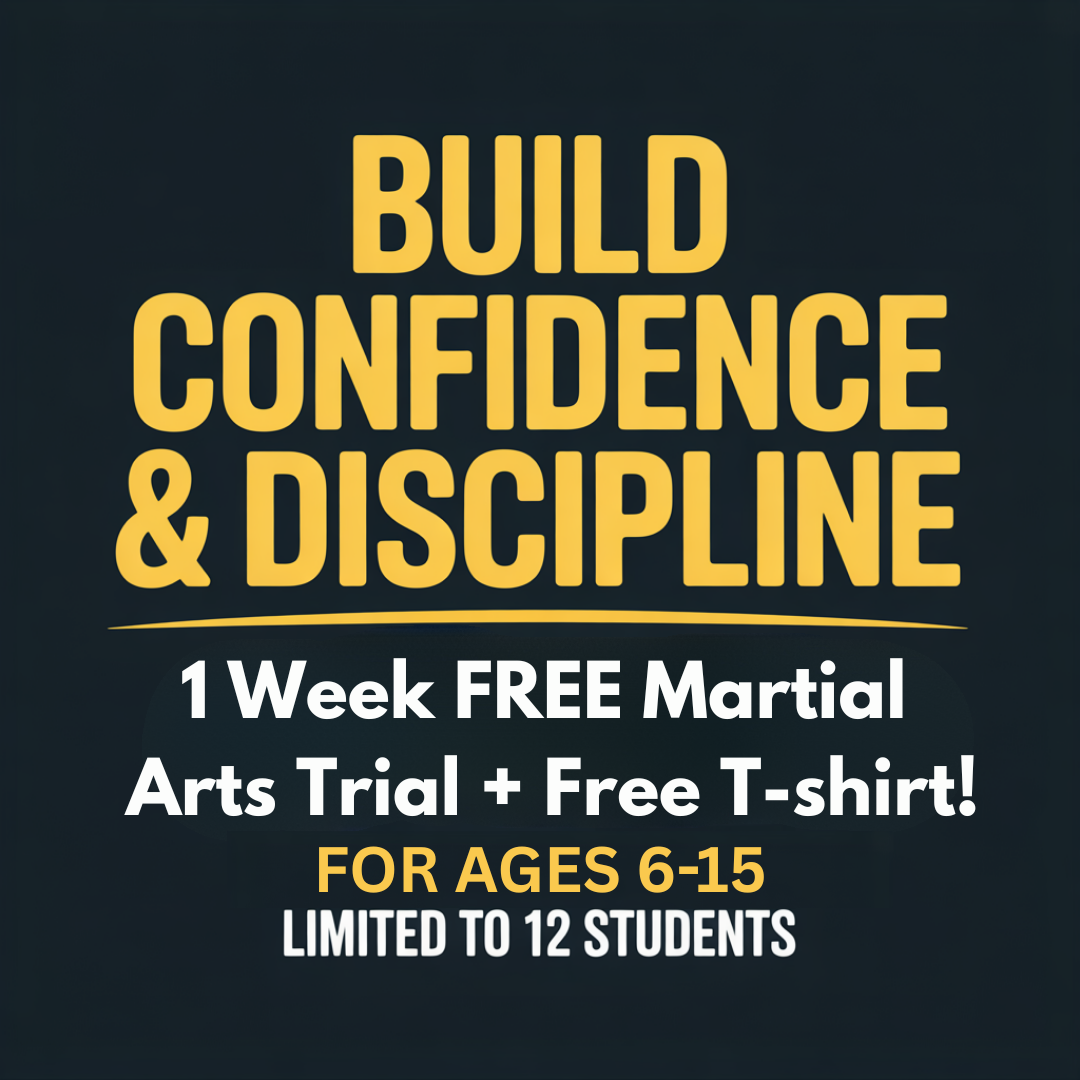 Echo Martial Arts Facebook ad: 7-Day Free Trial Martial Arts + Free T-shirt