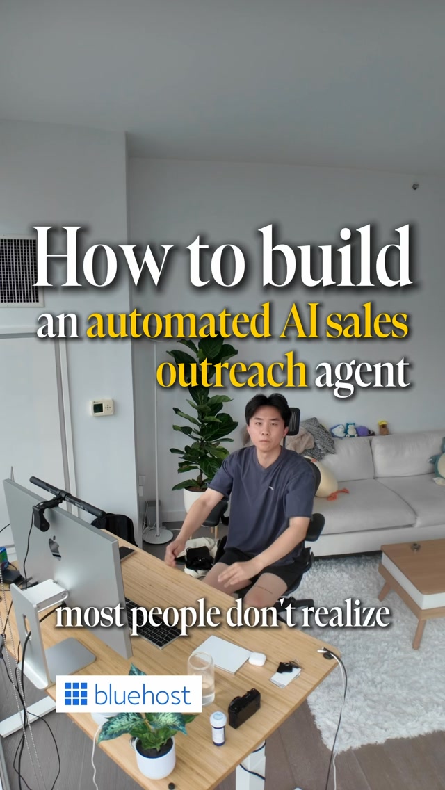 Bluehost Facebook ad: How to build an automated AI sales outreach…