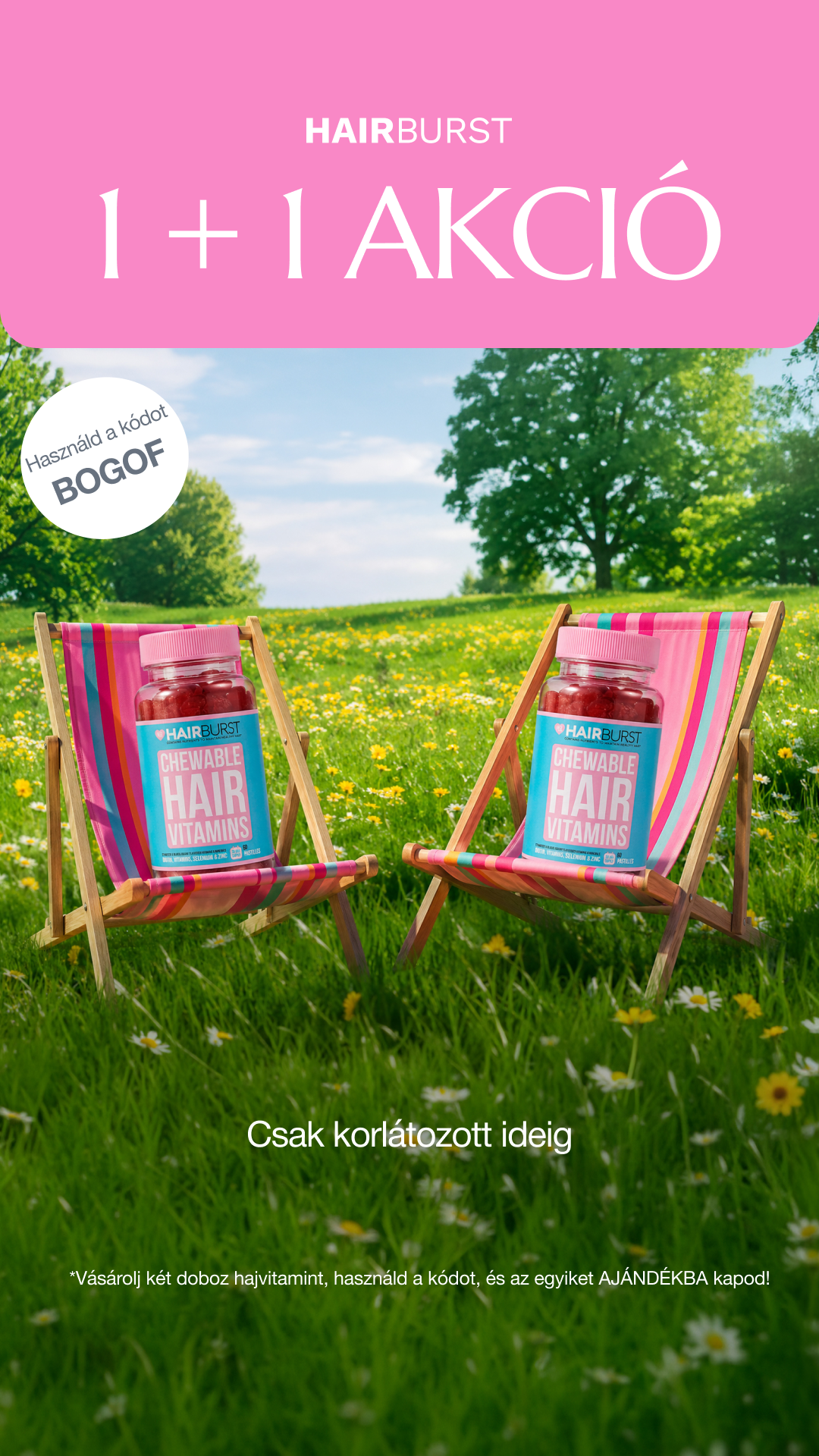 Hairburst Hungary Facebook ad