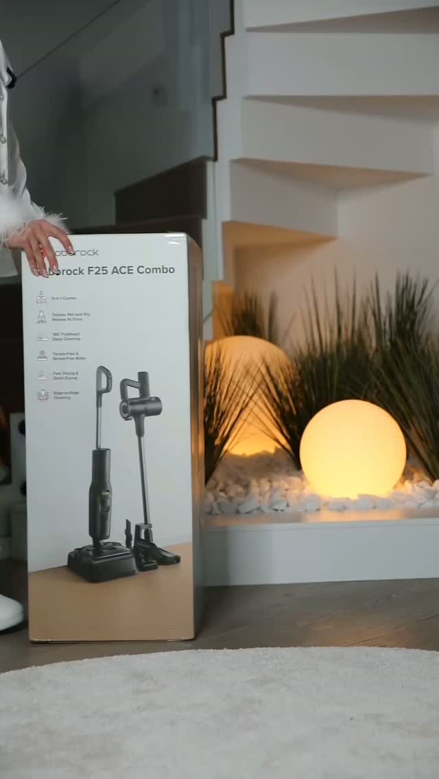 Roborock Lietuva Facebook ad: F25 Ace Combo, 5 funkcijos.