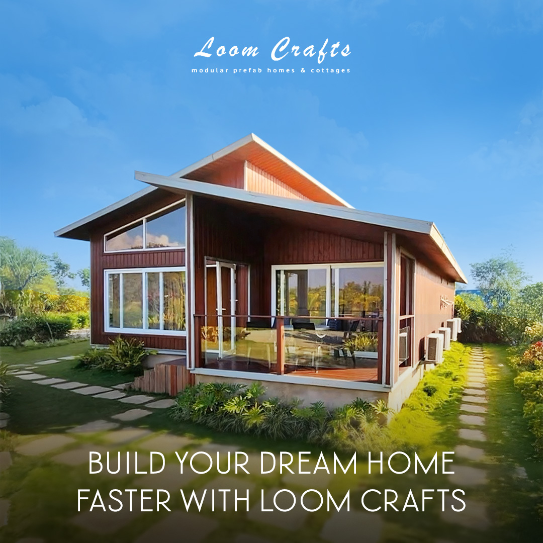 Loom Crafts Modular Homes & Cottages Facebook ad: Luxury Prefab Homes, Built Fast, Built to Last!