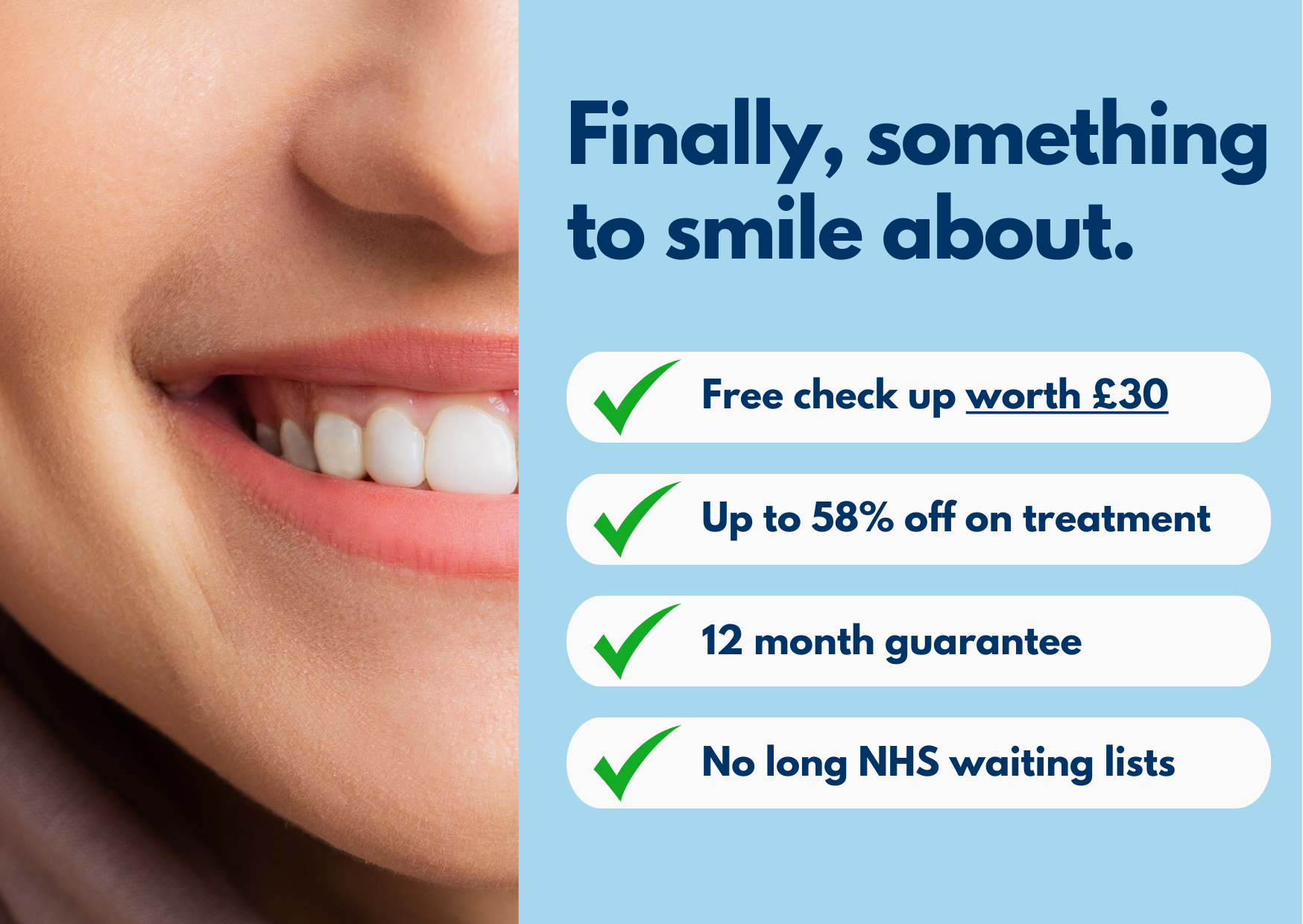 Smile Access Club Facebook ad