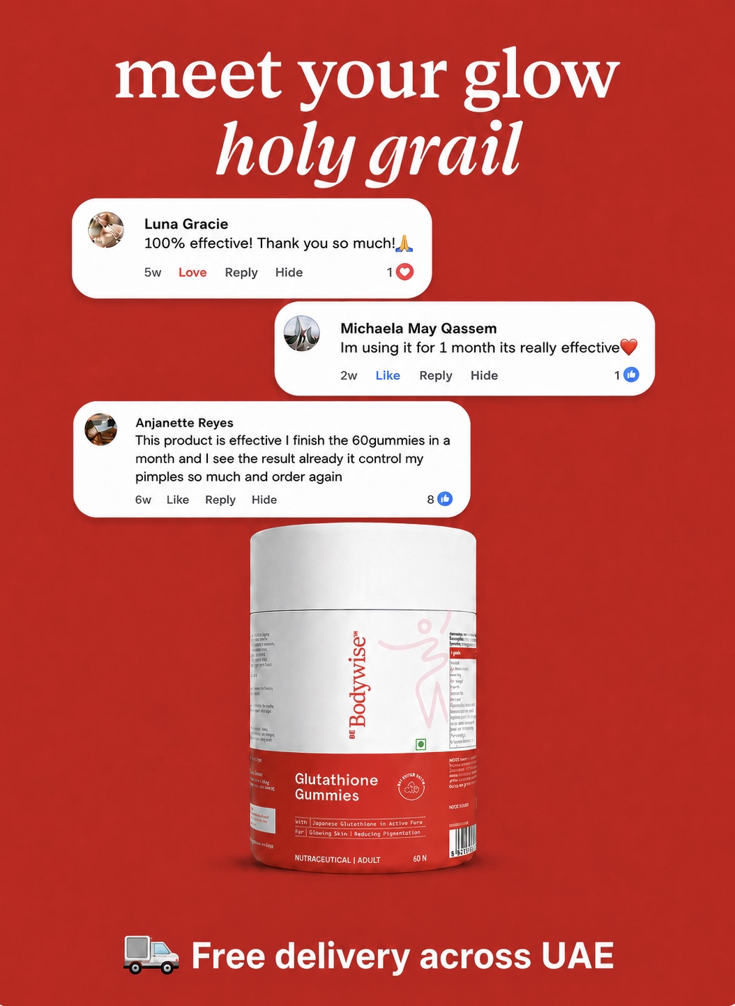 Be Bodywise - UAE Facebook ad