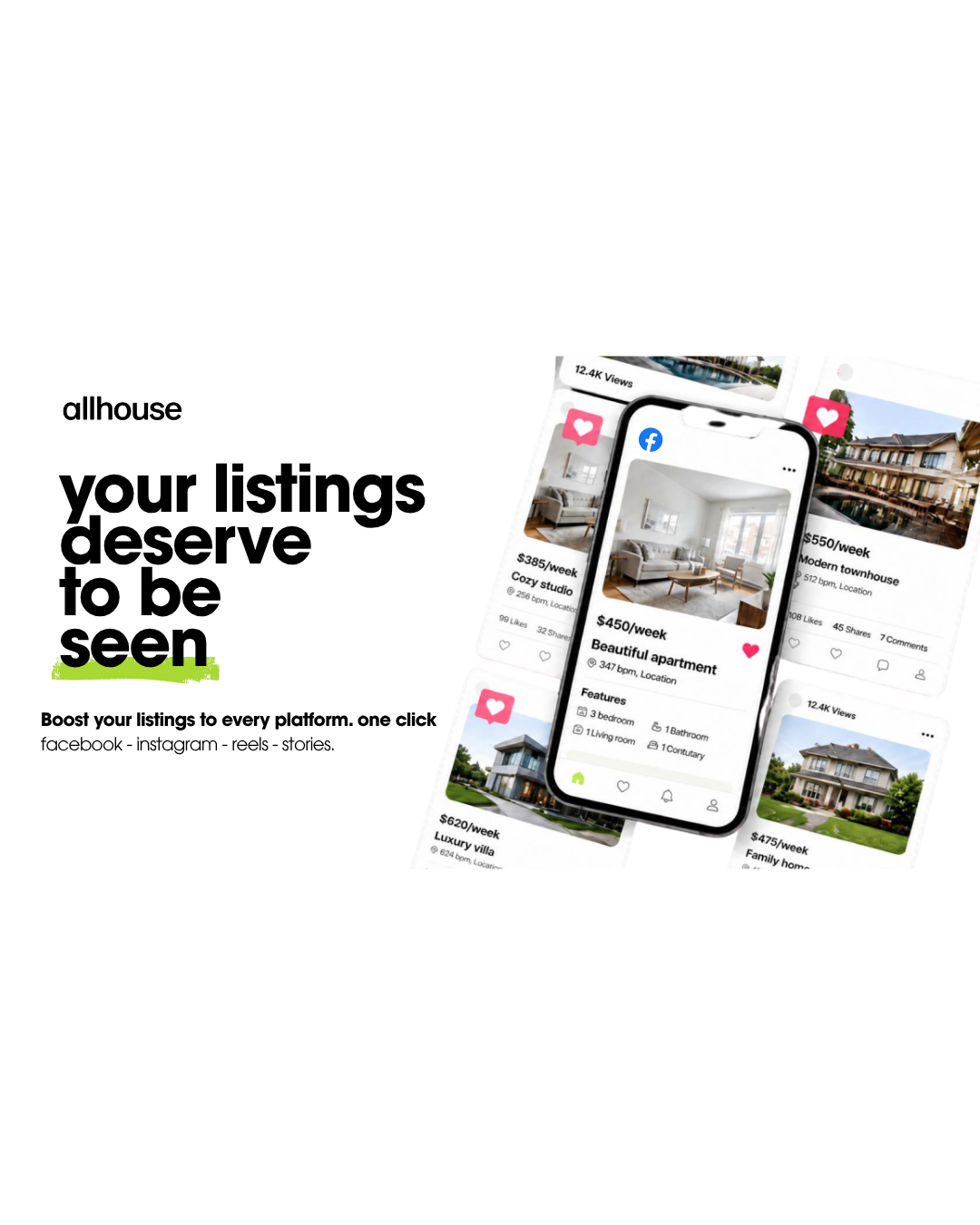 Allhouse Facebook ad