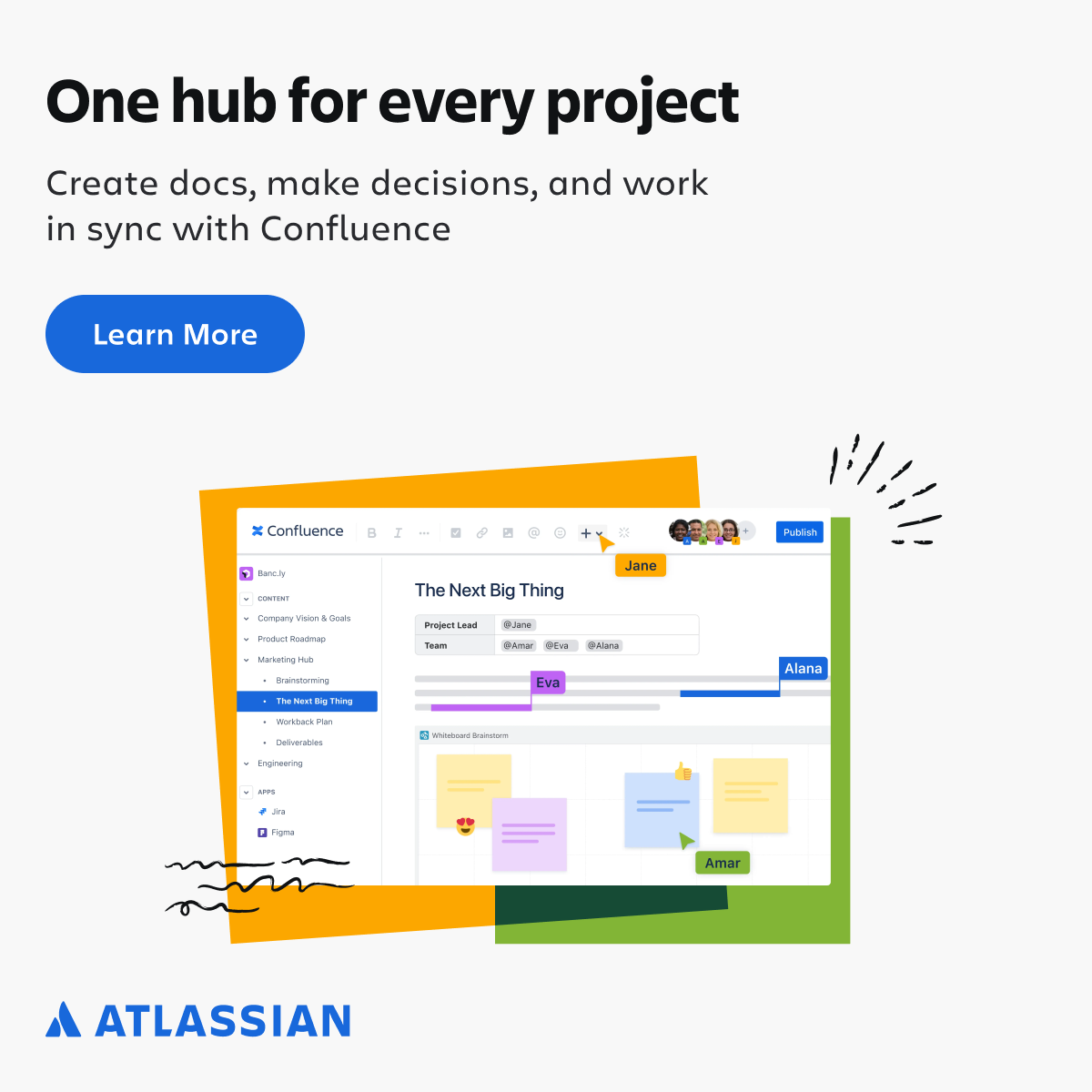 Atlassian Facebook ad