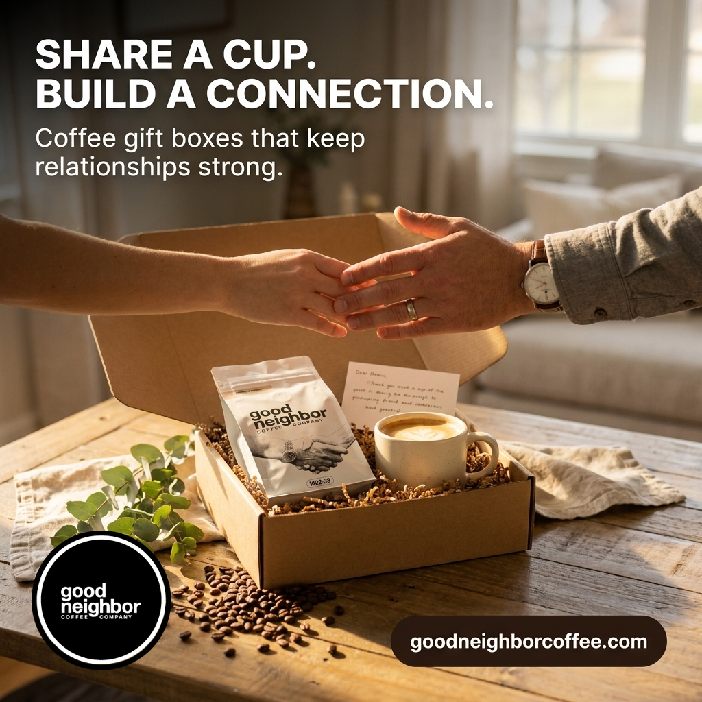 Good Neighbor Coffee Company Facebook ad