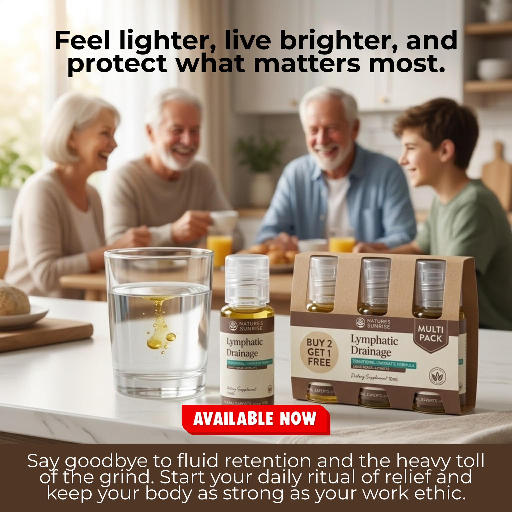 Nature's Sunrise Lymphatic Drainage Facebook ad