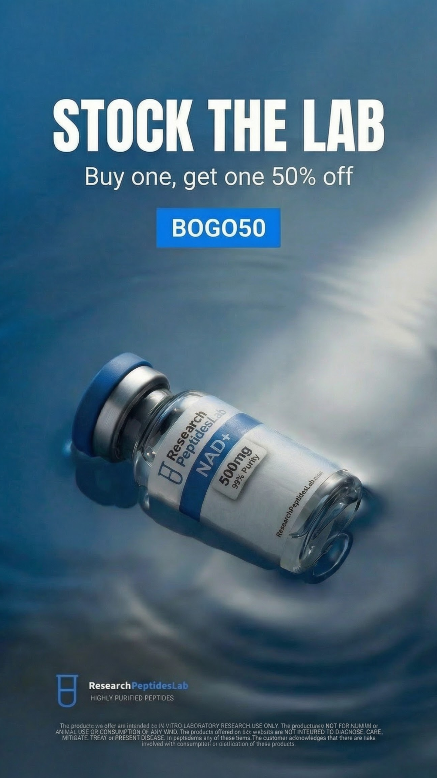 Research Peptides Lab Facebook ad