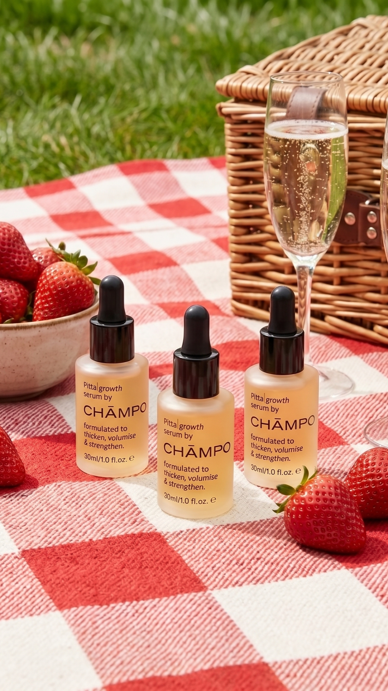 Chāmpo Haircare Facebook ad