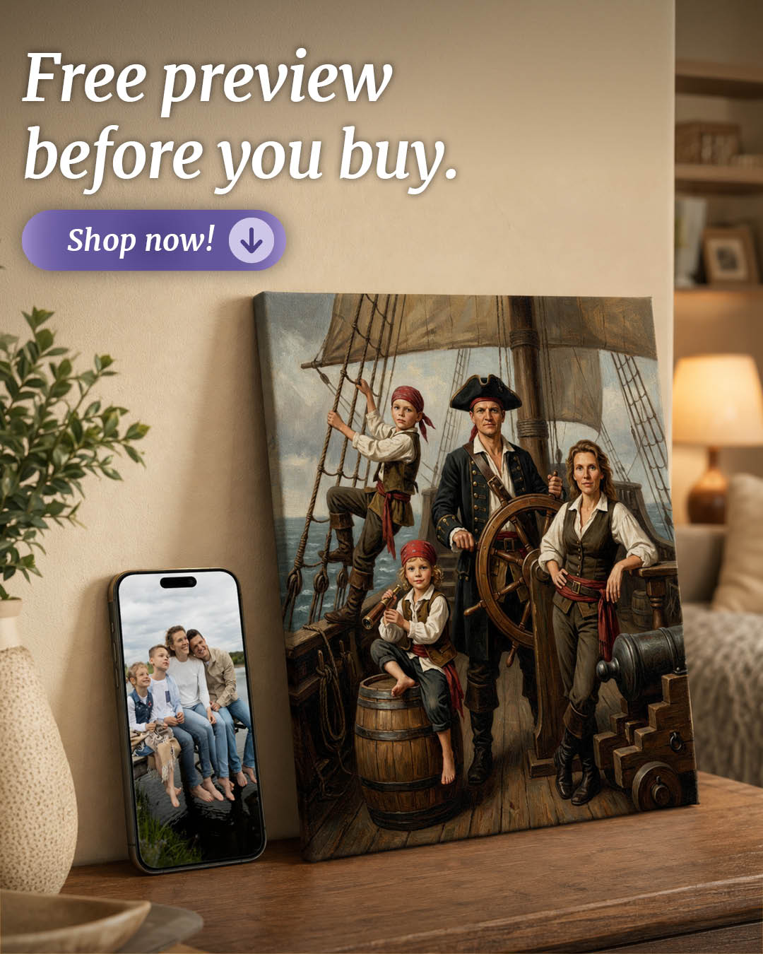 Turn Me Royal Facebook ad