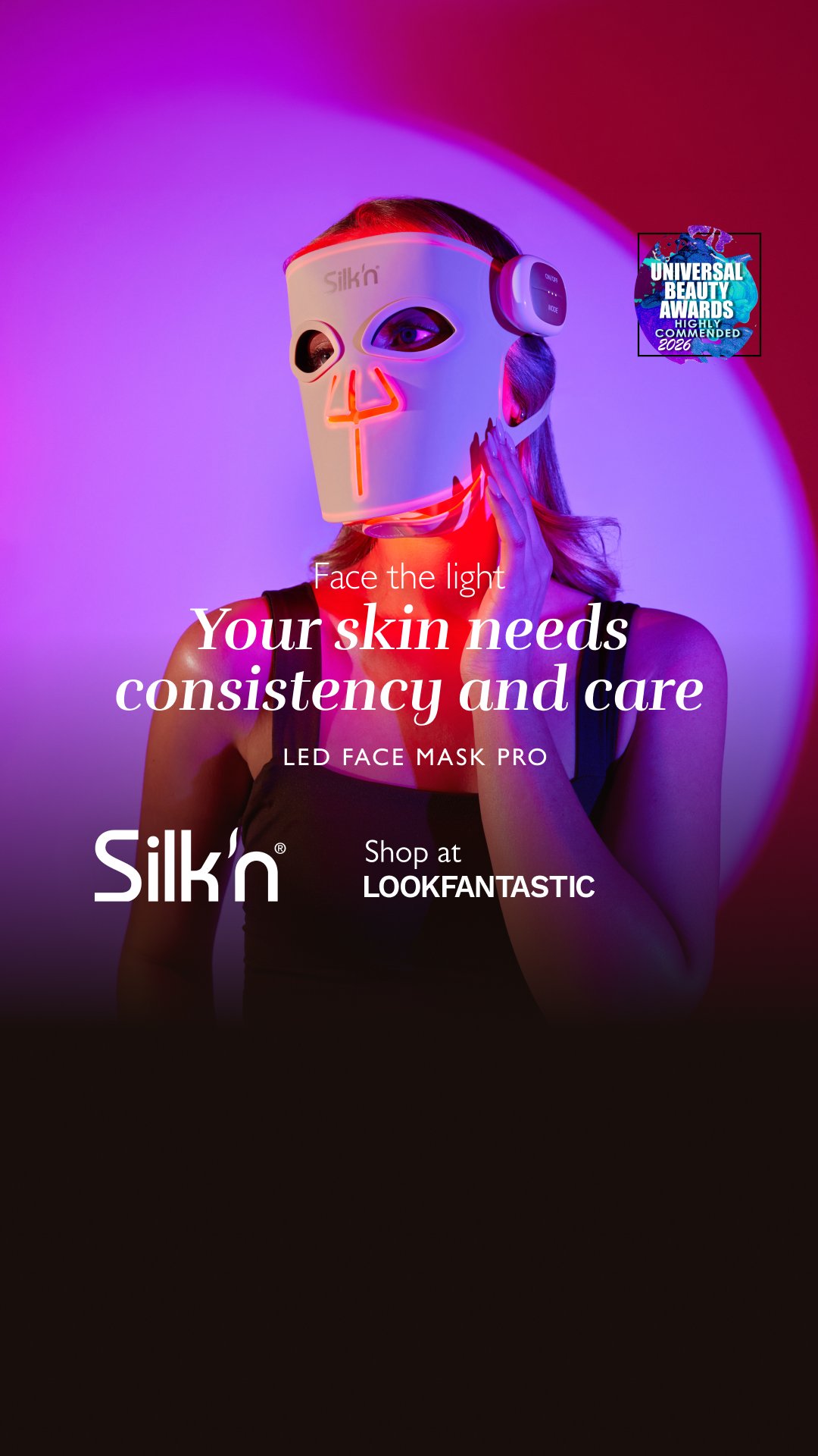Silk'n Facebook ad