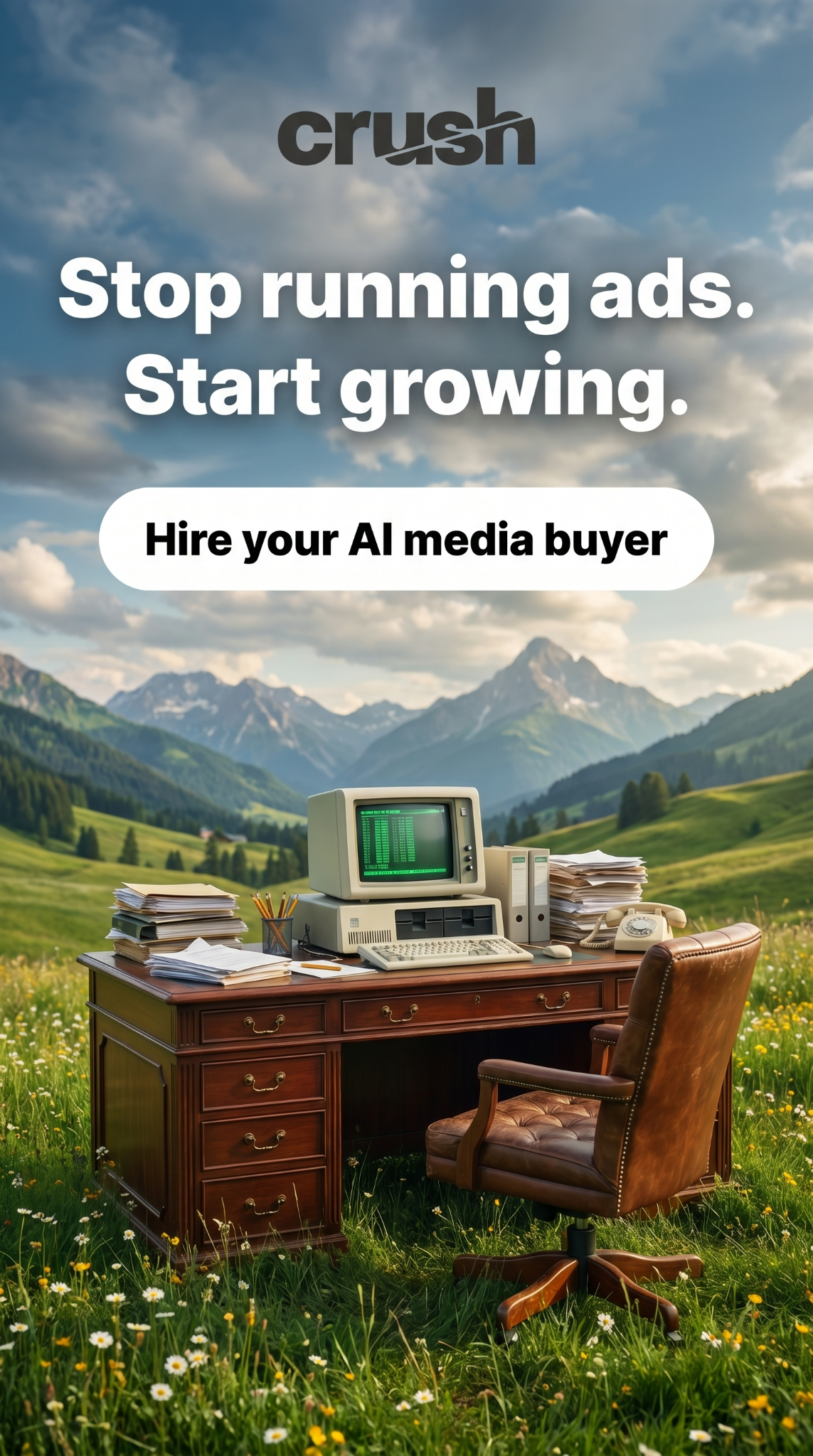 trycrush.ai Facebook ad