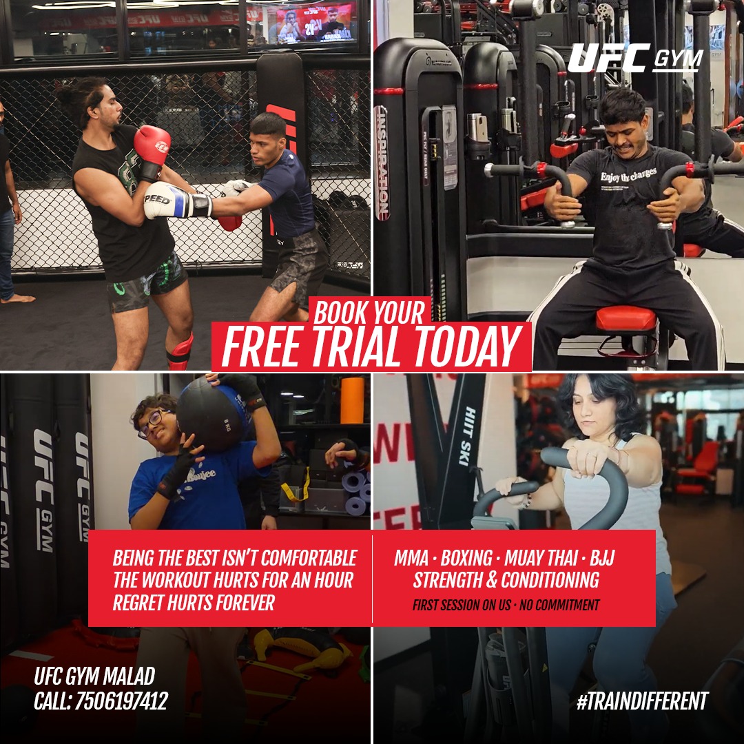 UFC GYM Malad Facebook ad: Still training the same way and expecting different…