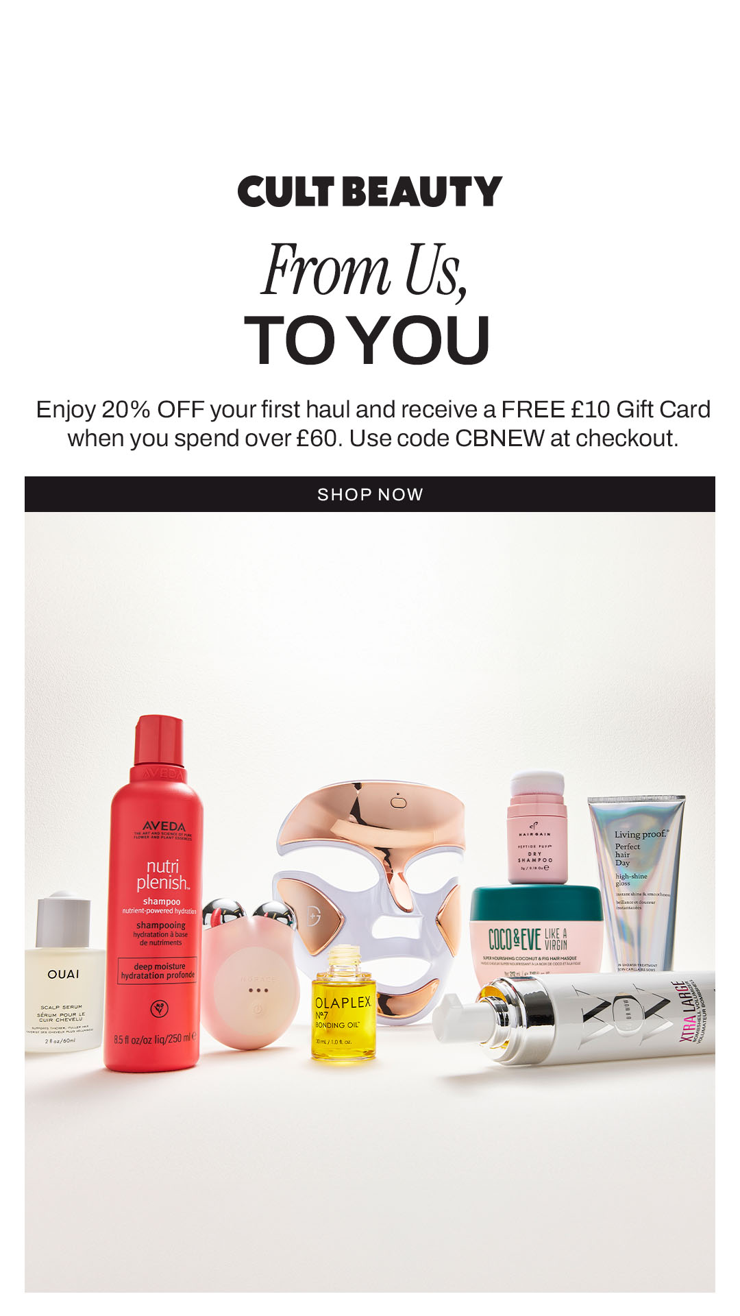 Cult Beauty Facebook ad