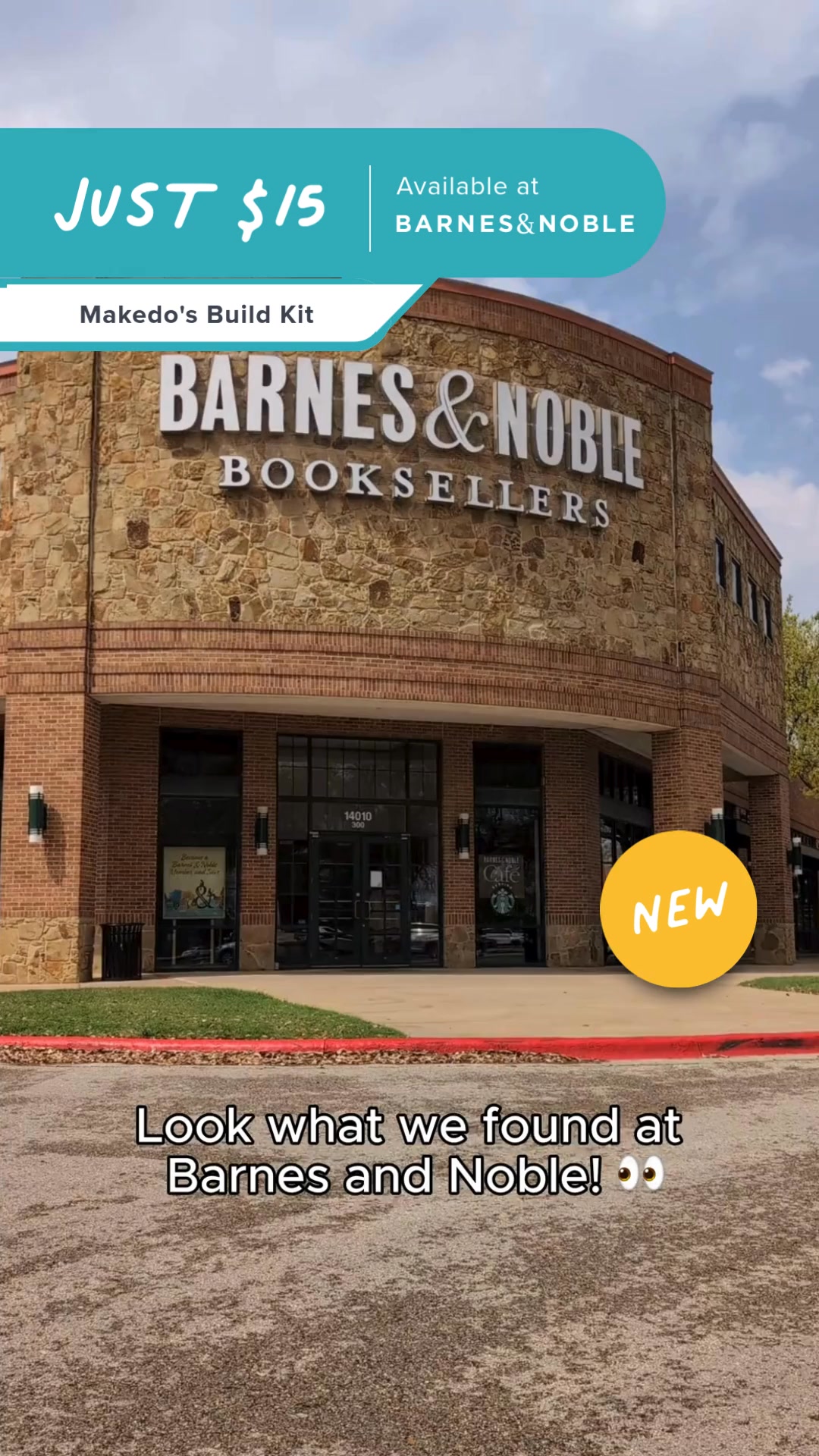 Makedo Facebook ad: Available now at Barnes & Noble