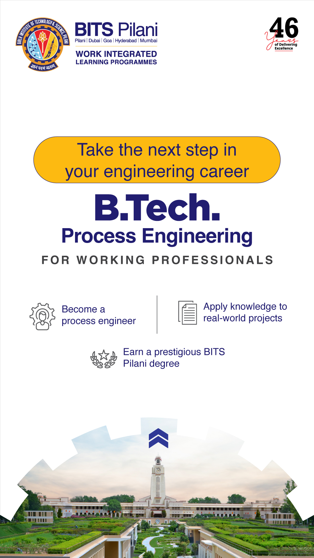BITS Pilani Work Integrated Learning Programmes Facebook ad