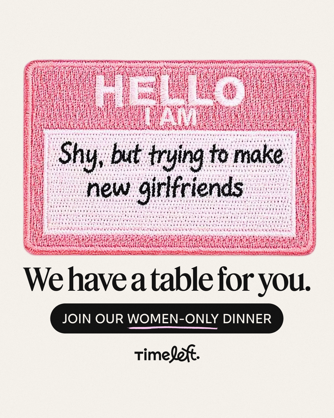 Timeleft Facebook ad
