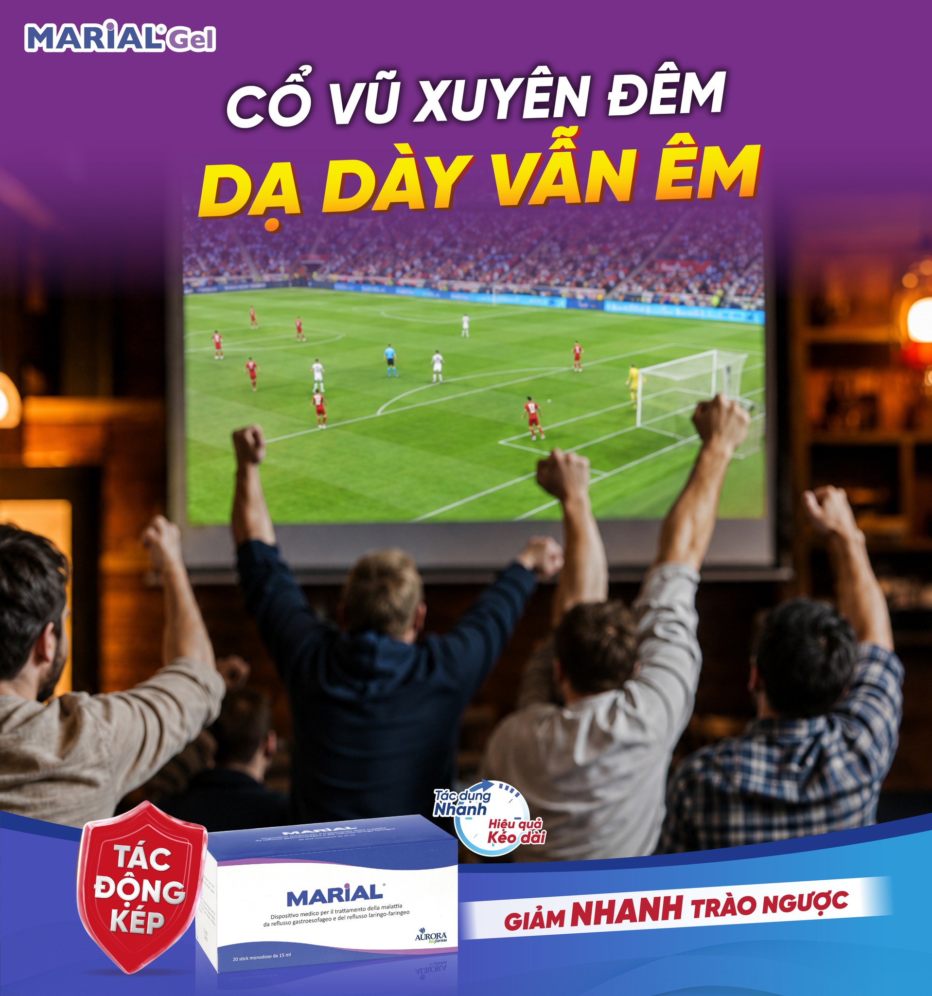 Marial - Ngăn trào ngược & Bảo vệ niêm mạc GERD - LPR Facebook ad