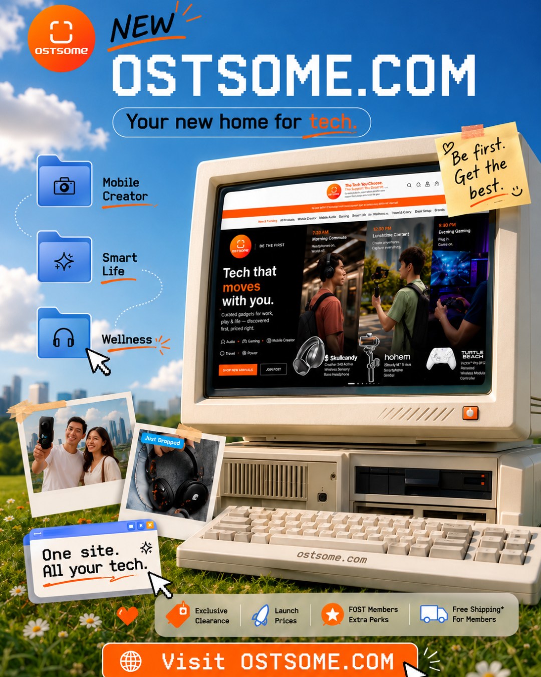 OSTSOME Singapore Facebook ad: NEW OSTSOME.COM IS LIVE