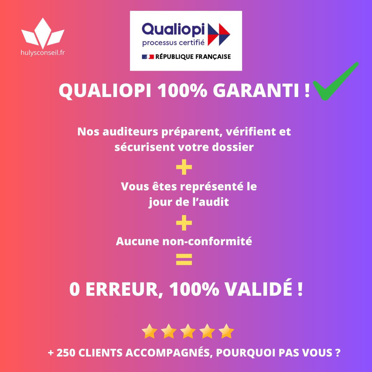 Hulys Conseil Facebook ad