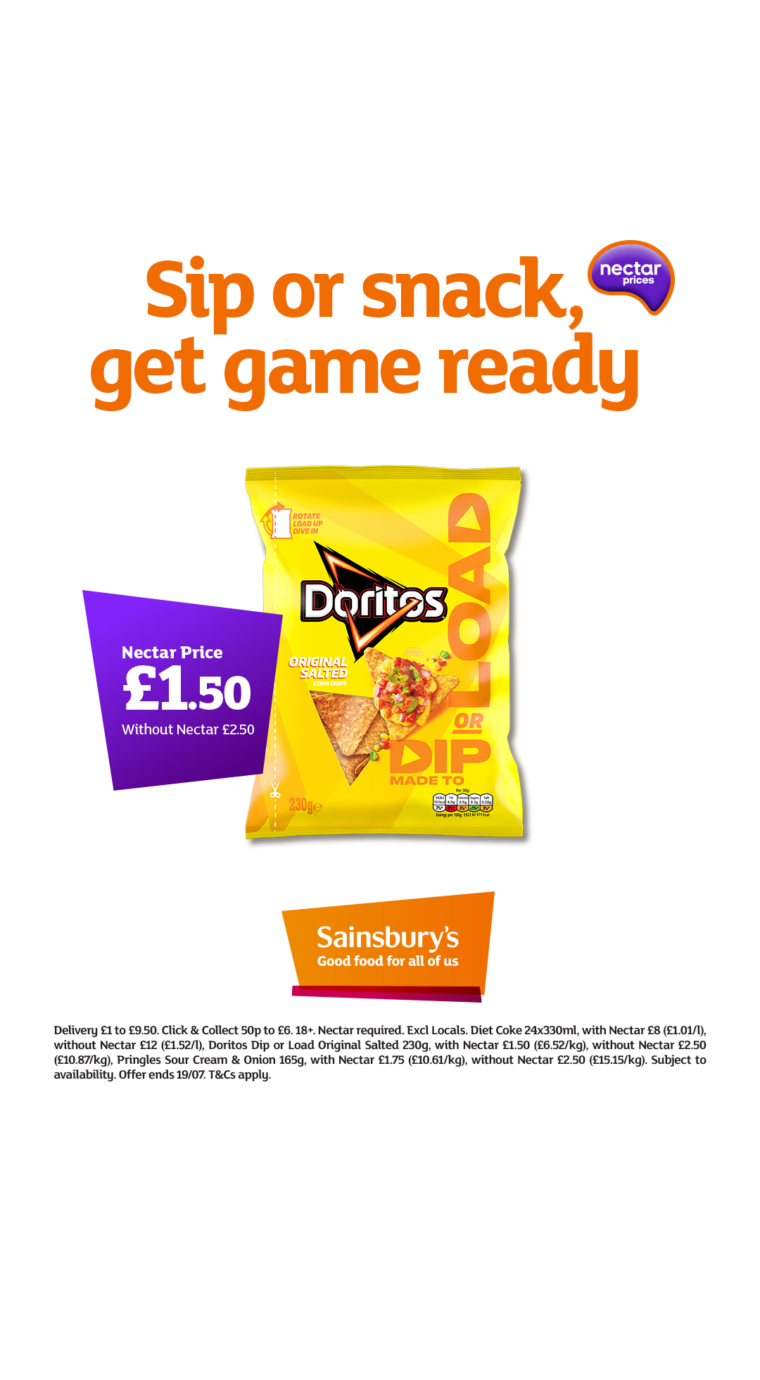 Sainsbury's Facebook ad