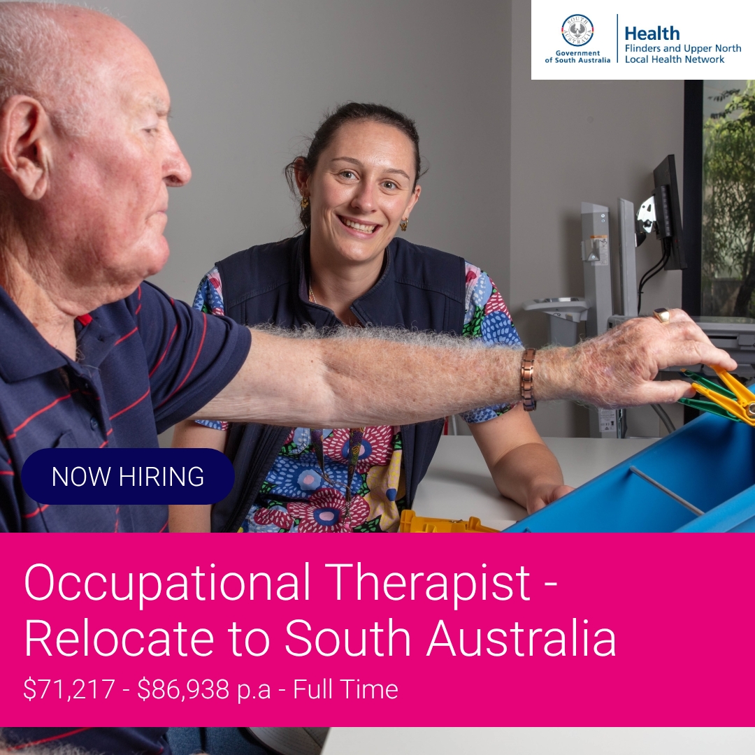 SEEK Facebook ad: Occupational Therapist - Relocate to South Australia