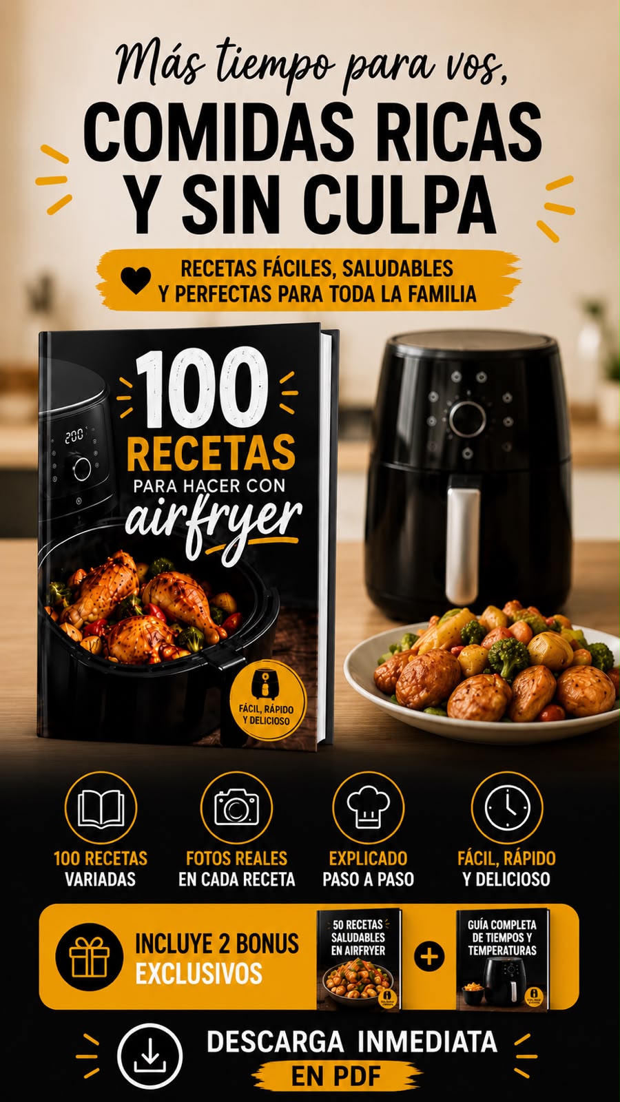 Recetas Airfryer Facebook ad from Jul 31, 2026