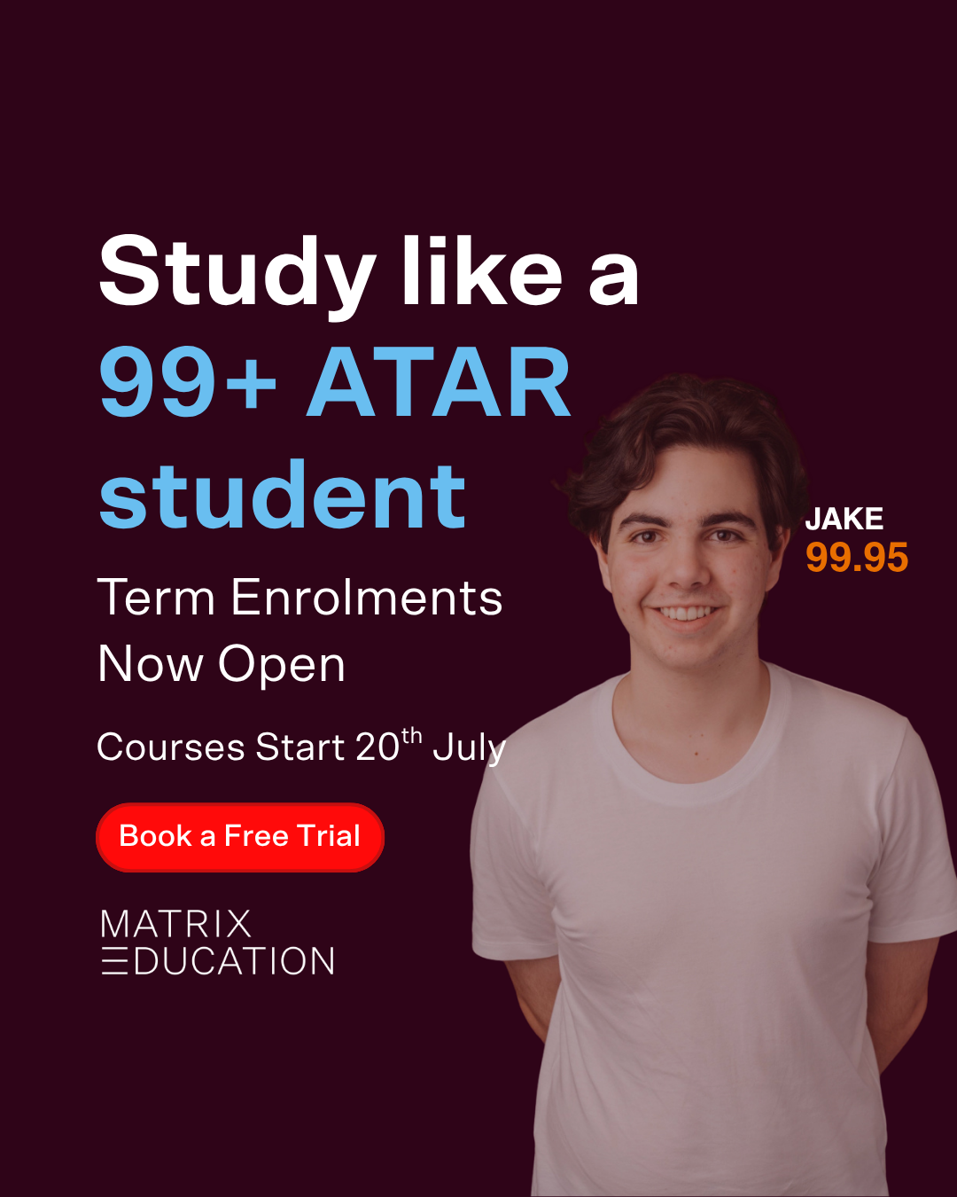 Matrix Education Facebook ad
