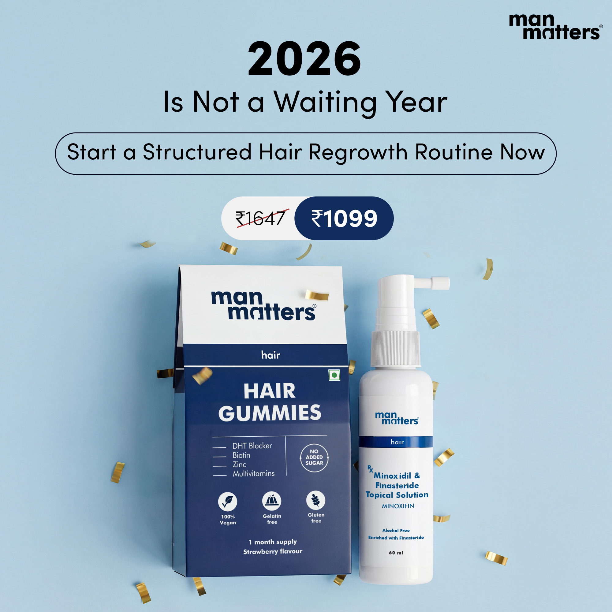 Hair Matters by Man Matters Facebook ad