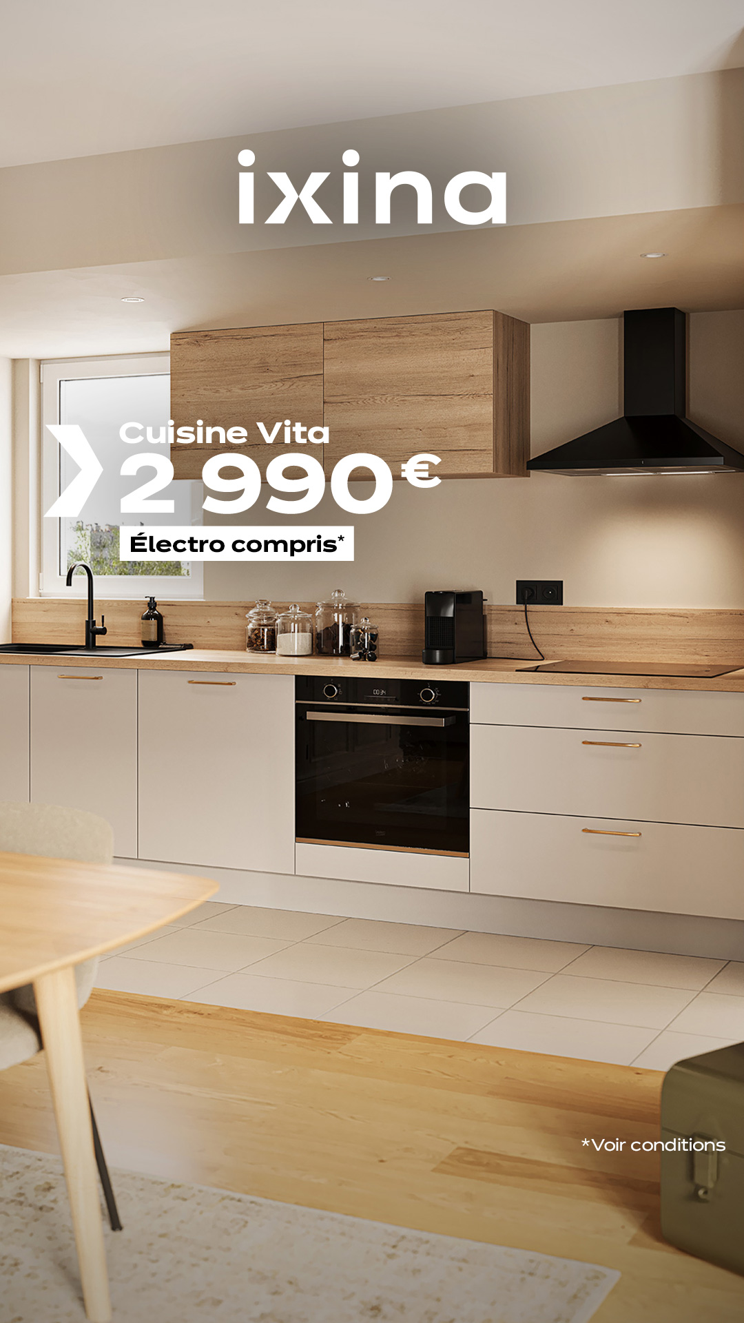 Ixina France Facebook ad
